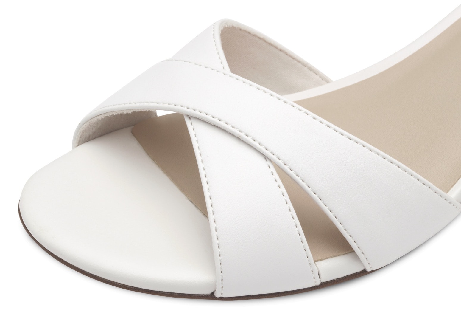Tamaris Sandalette, Blockabsatz, Abendschuh, Hochzeitsschuh mit gekreuzten Bandagen