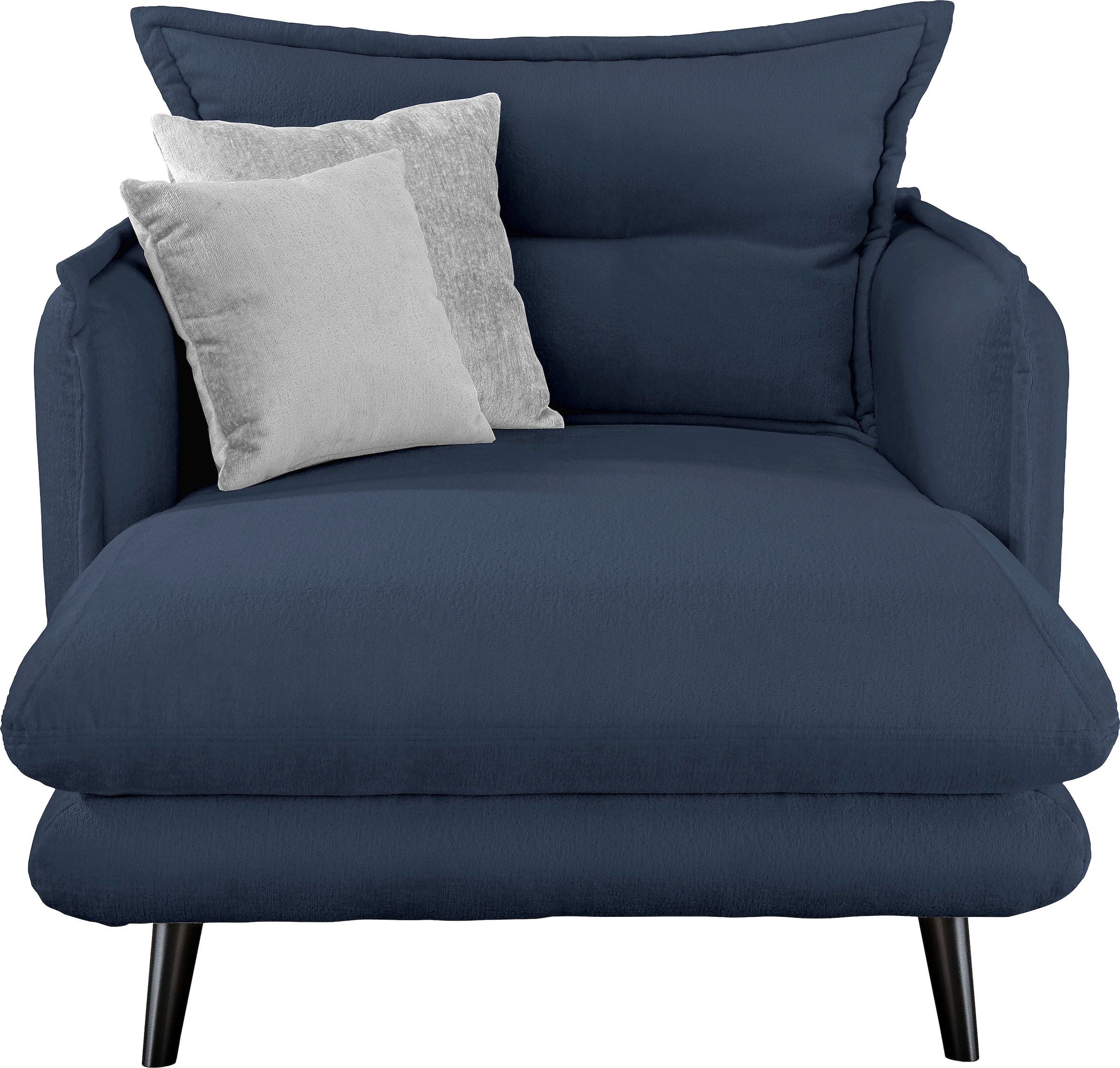 INOSIGN Loveseat »Lazio«, moderner Sessel BAUR einer mit Polsterung, bequemen 2 Stk. | Zierkissen