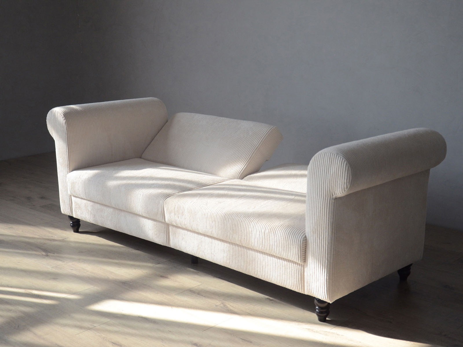 Dorel Home 3-Sitzer »Felix II, Schlafsofa 236cm, (Liegefläche 108x190cm), Rückenlehne«, 3-fach verstellbar, Sitzhöhe 46 cm, Cord