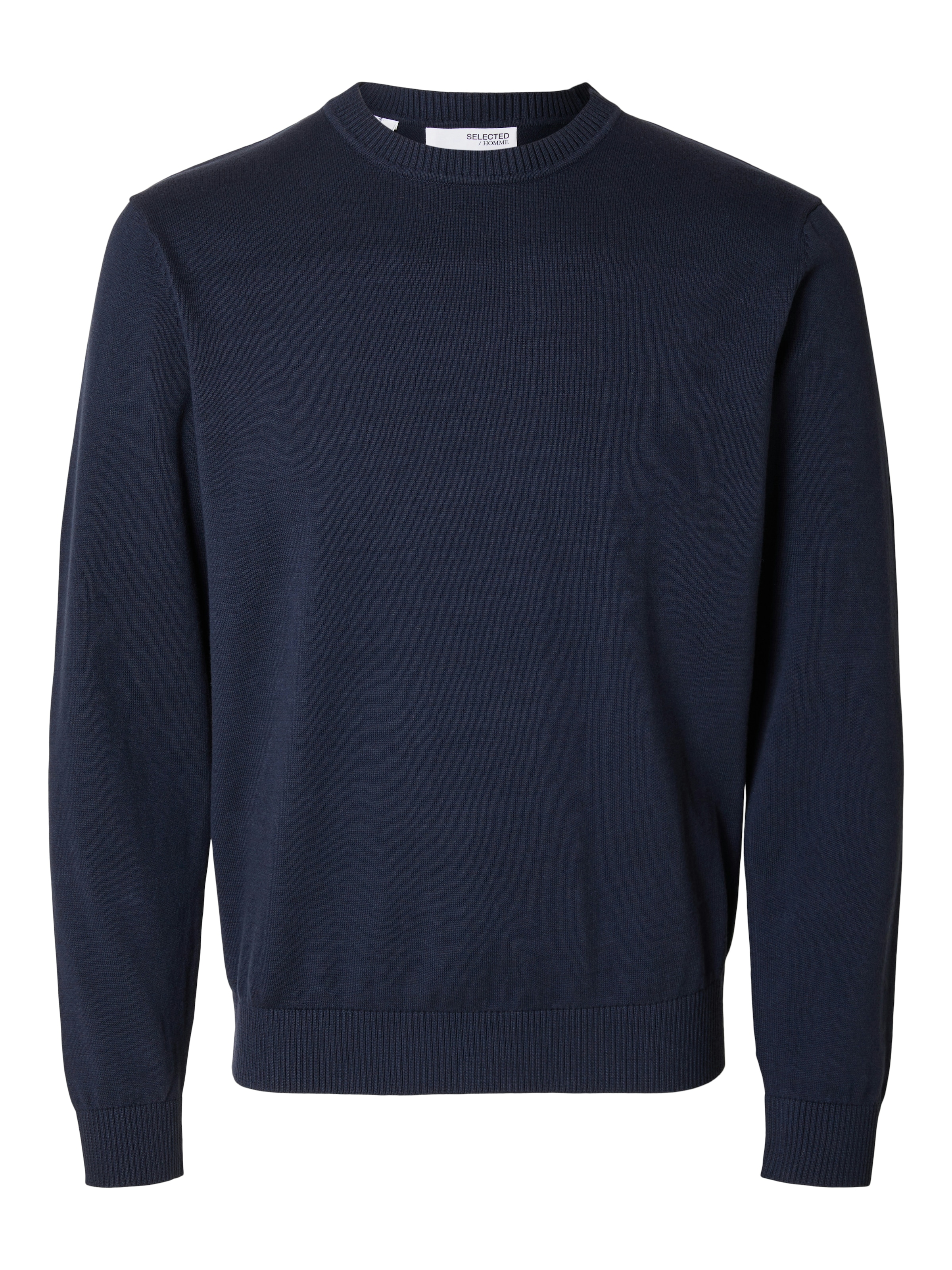 SELECTED HOMME Rundhalspullover "SLHZREG-KRIS KNIT LS CREW NECK D" günstig online kaufen