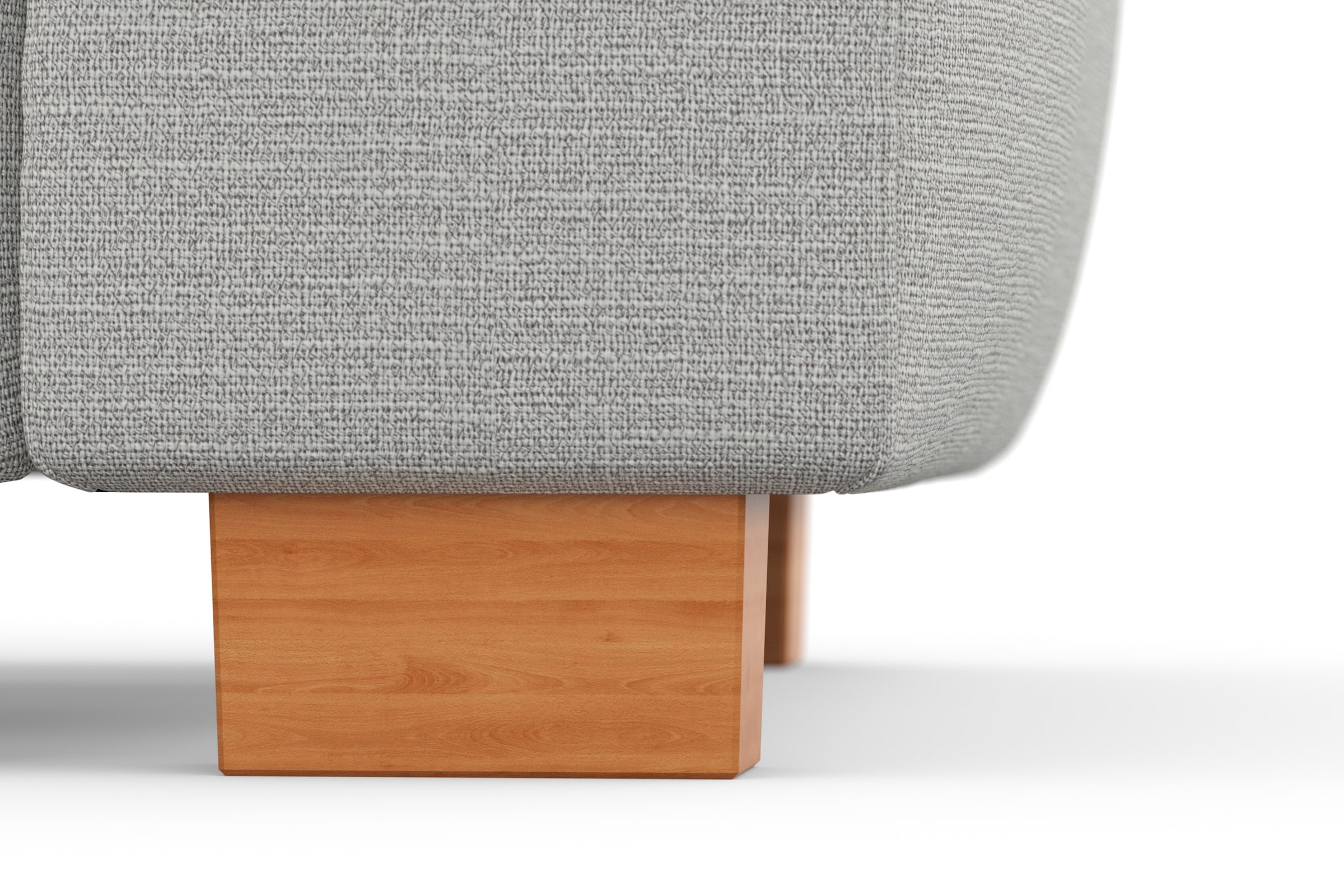 sit&more Ecksofa »Dundee L-Form«, mit Federkern und Massivholzfüßen, wahlweise mit Kopfteilverstellung
