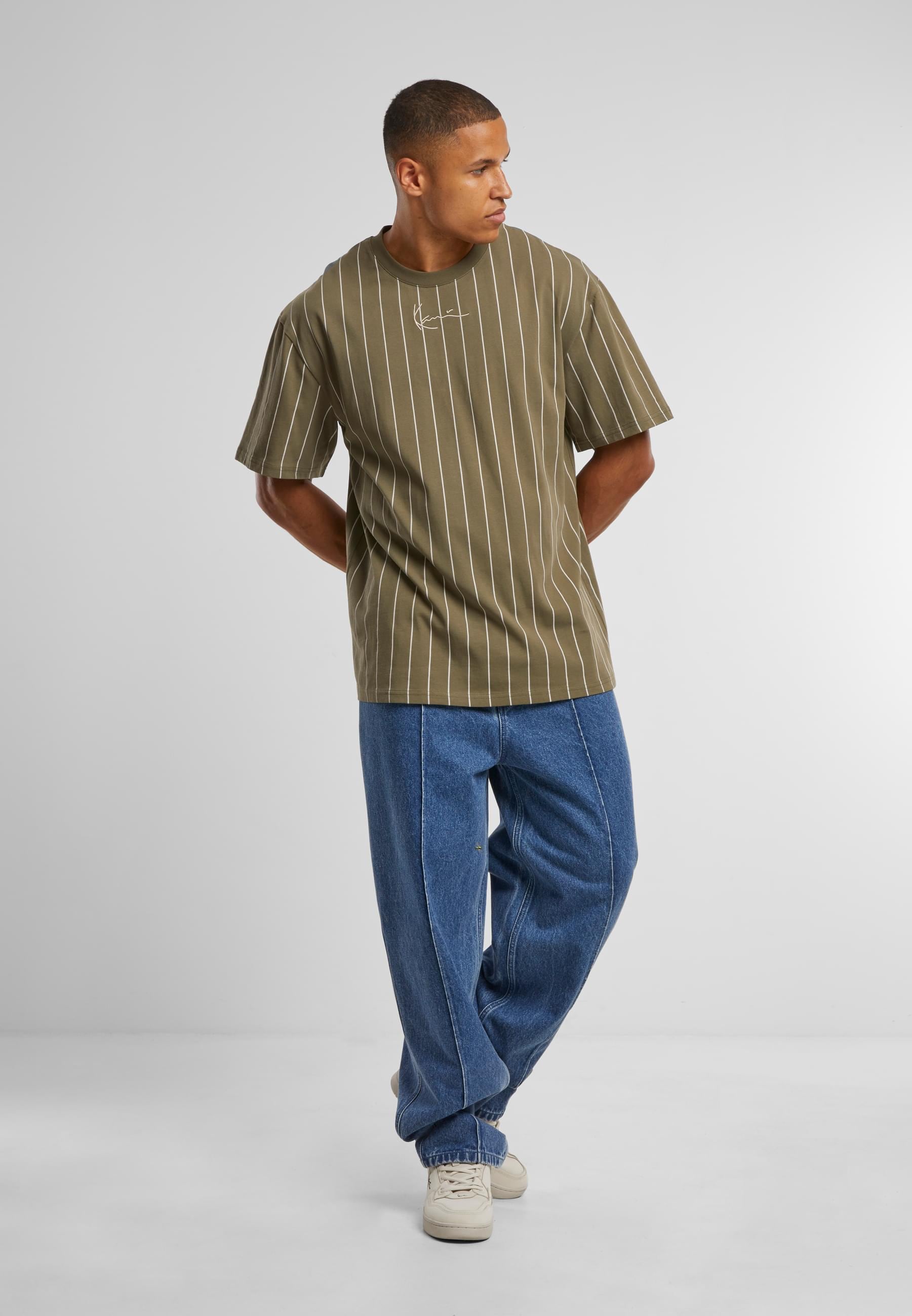 Karl Kani T-Shirt »Karl Kani KK Small Signature Essential Pinstripe Tee« 1 Stk.