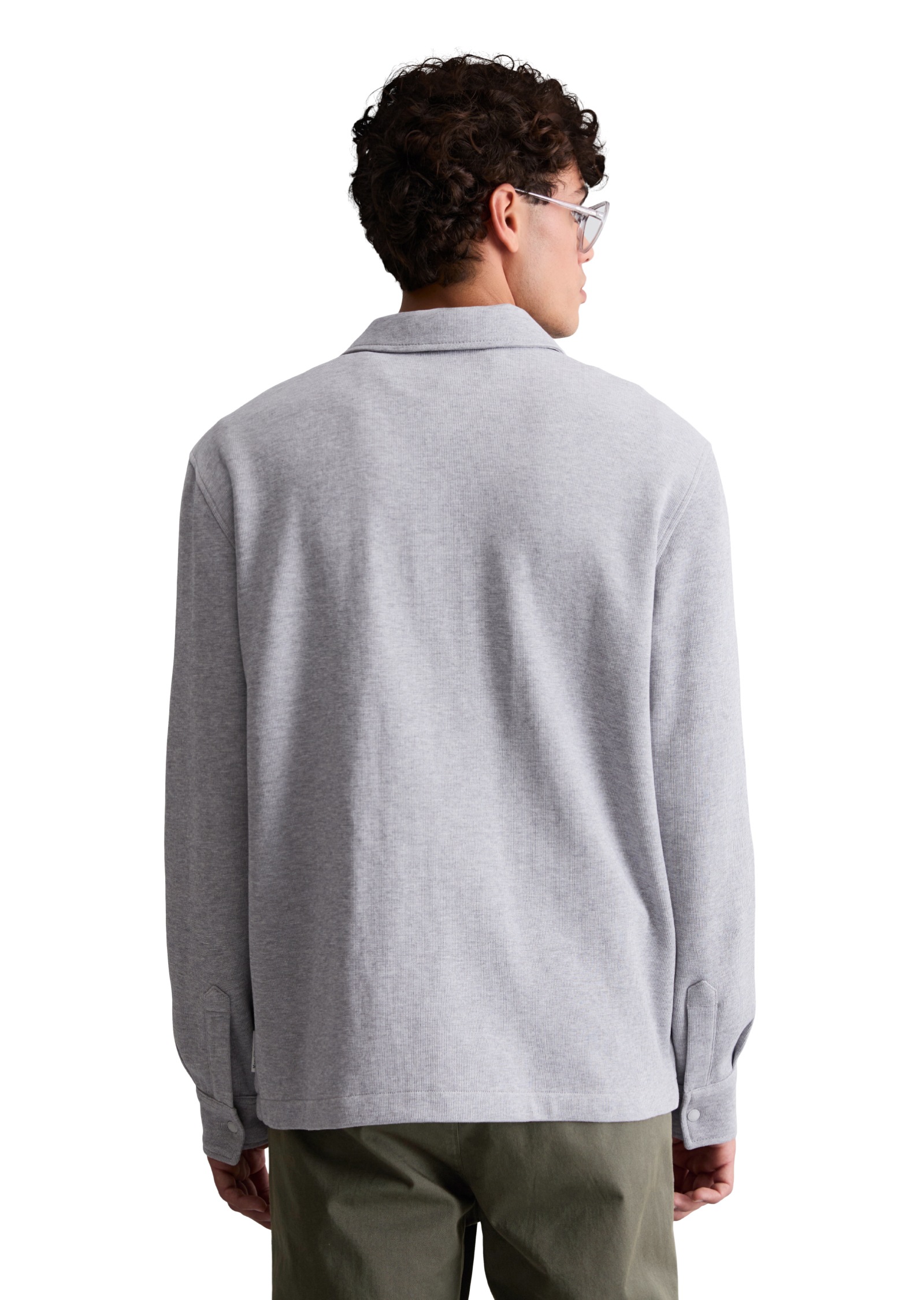 Marc O'Polo DENIM Kurzjacke »in schwerer Bio-Baumwoll-Qualität« ohne Kapuze