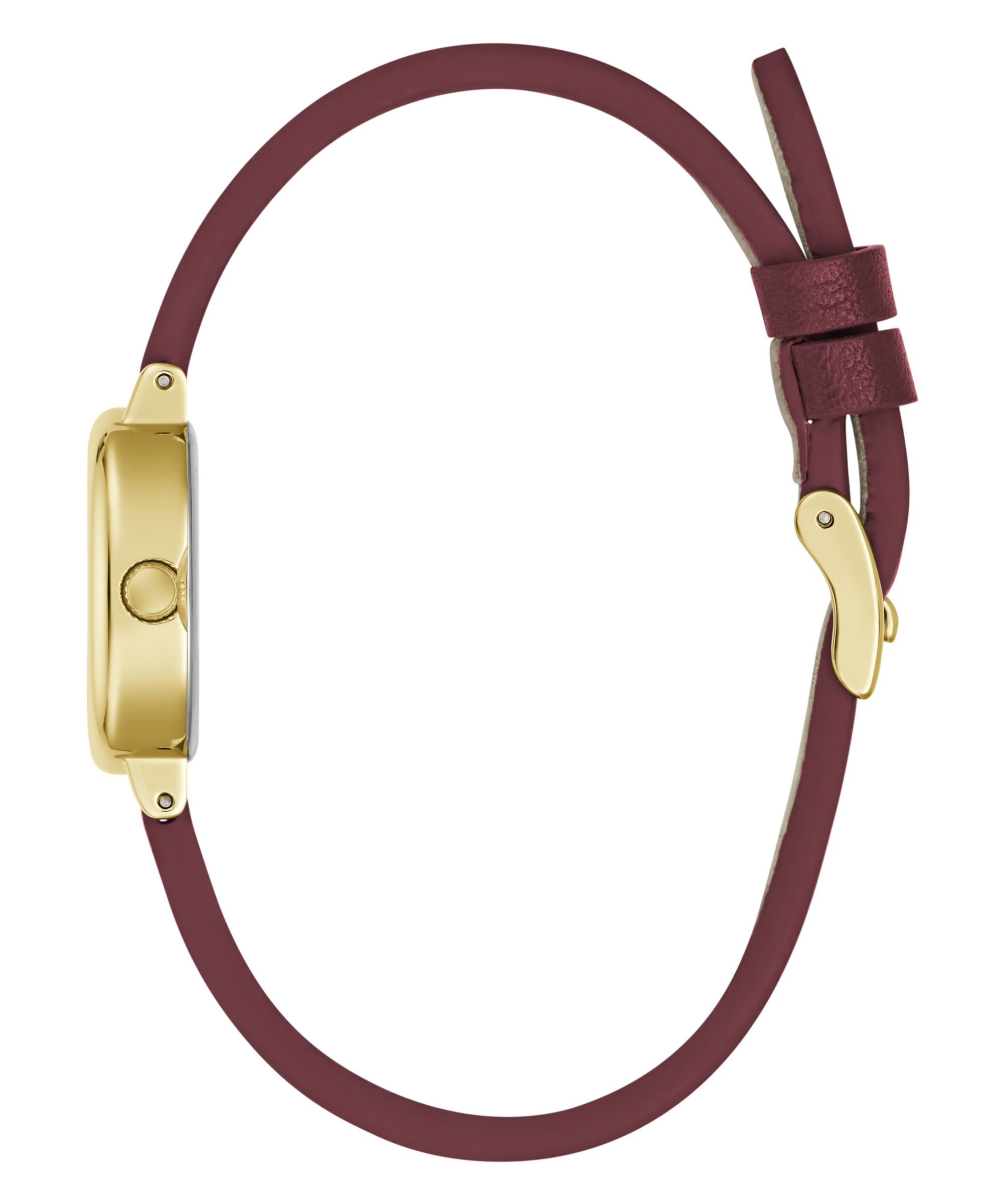 Guess Quarzuhr »PENELOPE« Armbanduhr, Damenuhr, Lederarmband, analog
