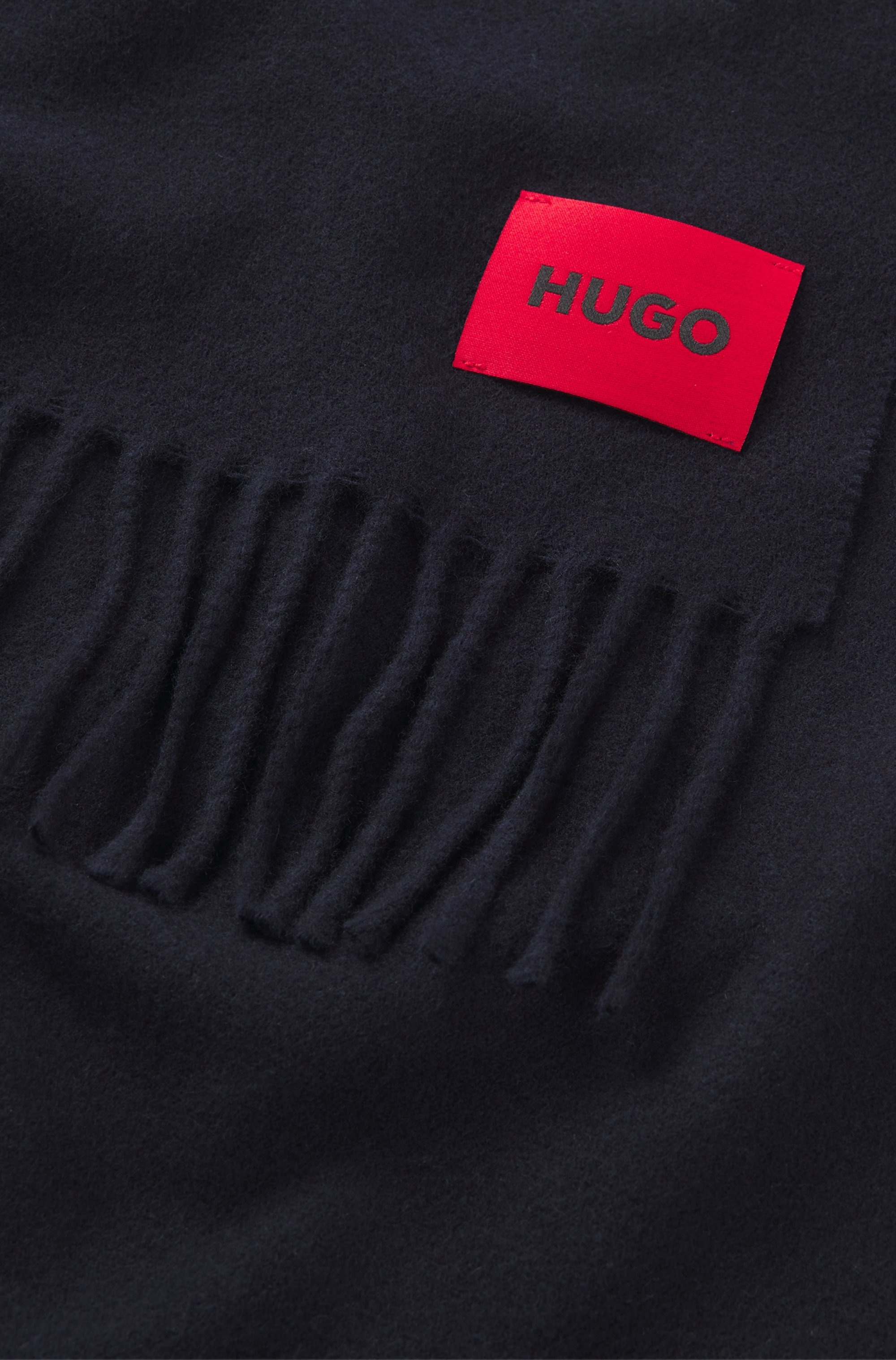 HUGO Schal »Orris 35*180« aus softem Wollmix, unisex