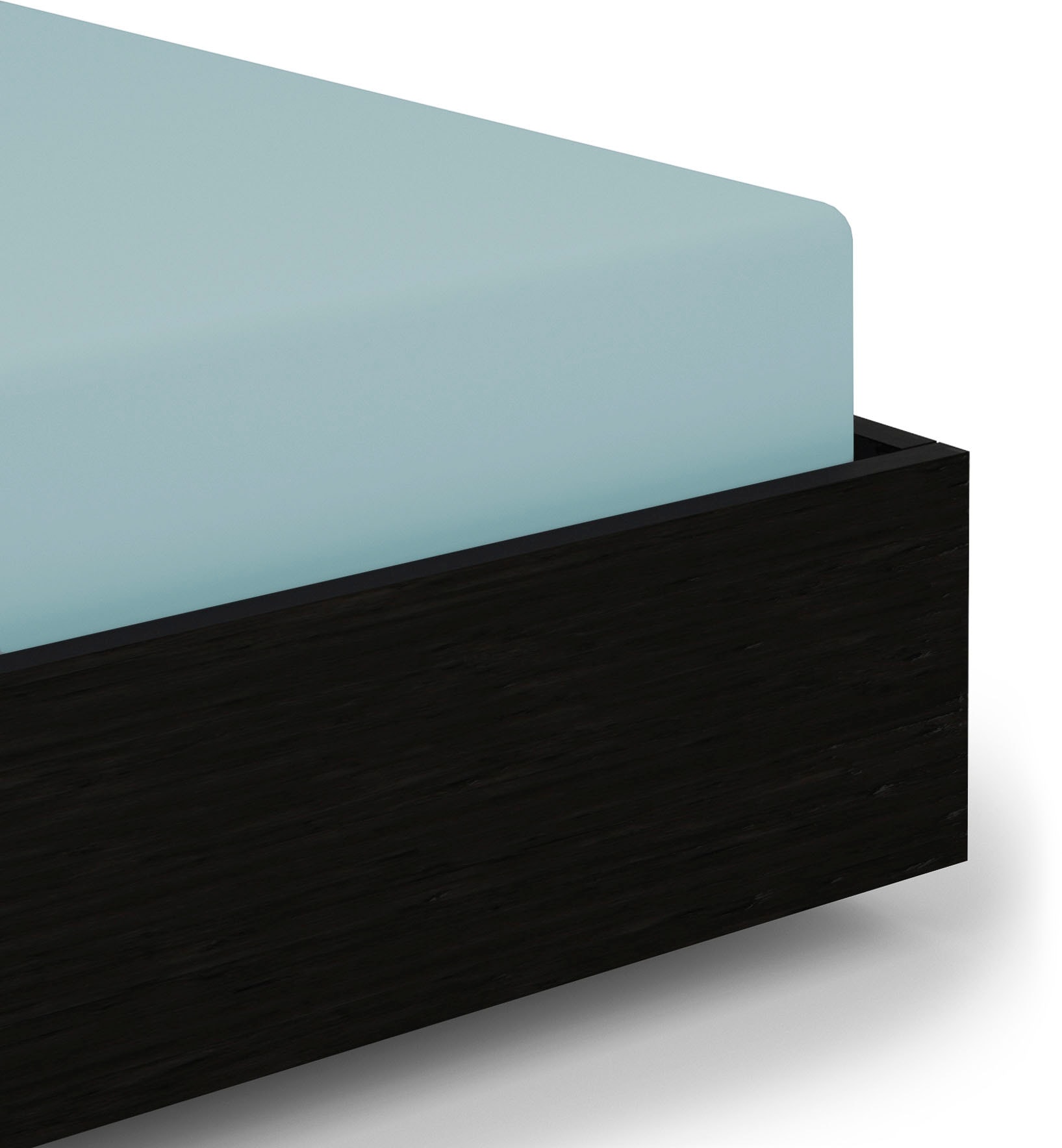 Heckett & Lane Spannbettlaken "Elementi" Laken aus 100% Baumwolle, hochwertiges Mako-Satin, Betttuch ab 90x200