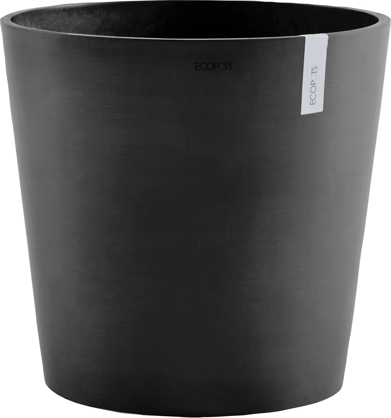 ECOPOTS Blumentopf "AMSTERDAM Dark Grey", BxTxH: 50x50x43,8 cm, mit Wasserreservoir