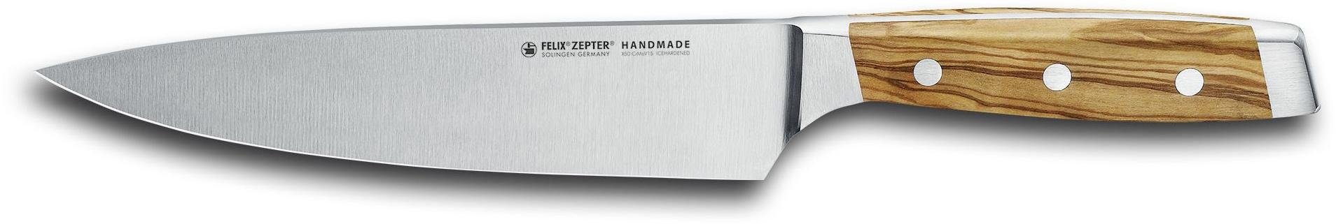 Felix Solingen Kochmesser "First Class Wood" Handmade in Solingen, lebensla günstig online kaufen