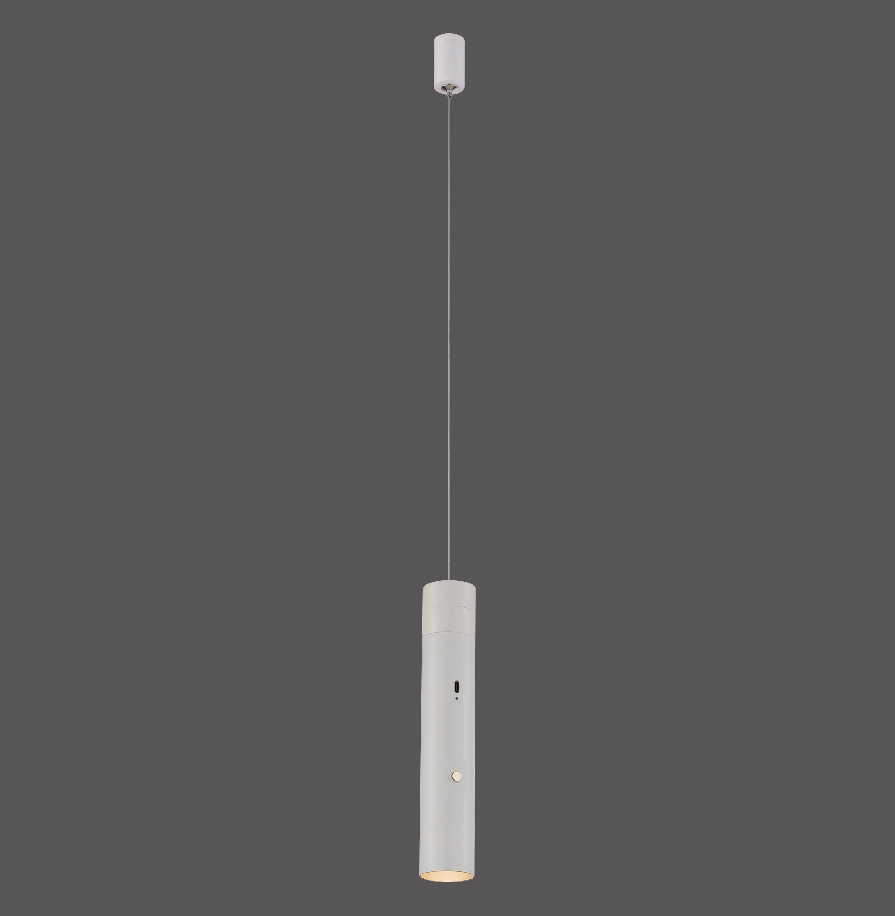 JUST LIGHT Pendelleuchte "ATTACH", weiß, 1, Ø 4cm, 1 Stk., Leuchten, Akkuleuchte, mobile Lichtlösung, Taschenlampe, Pendelleuchte