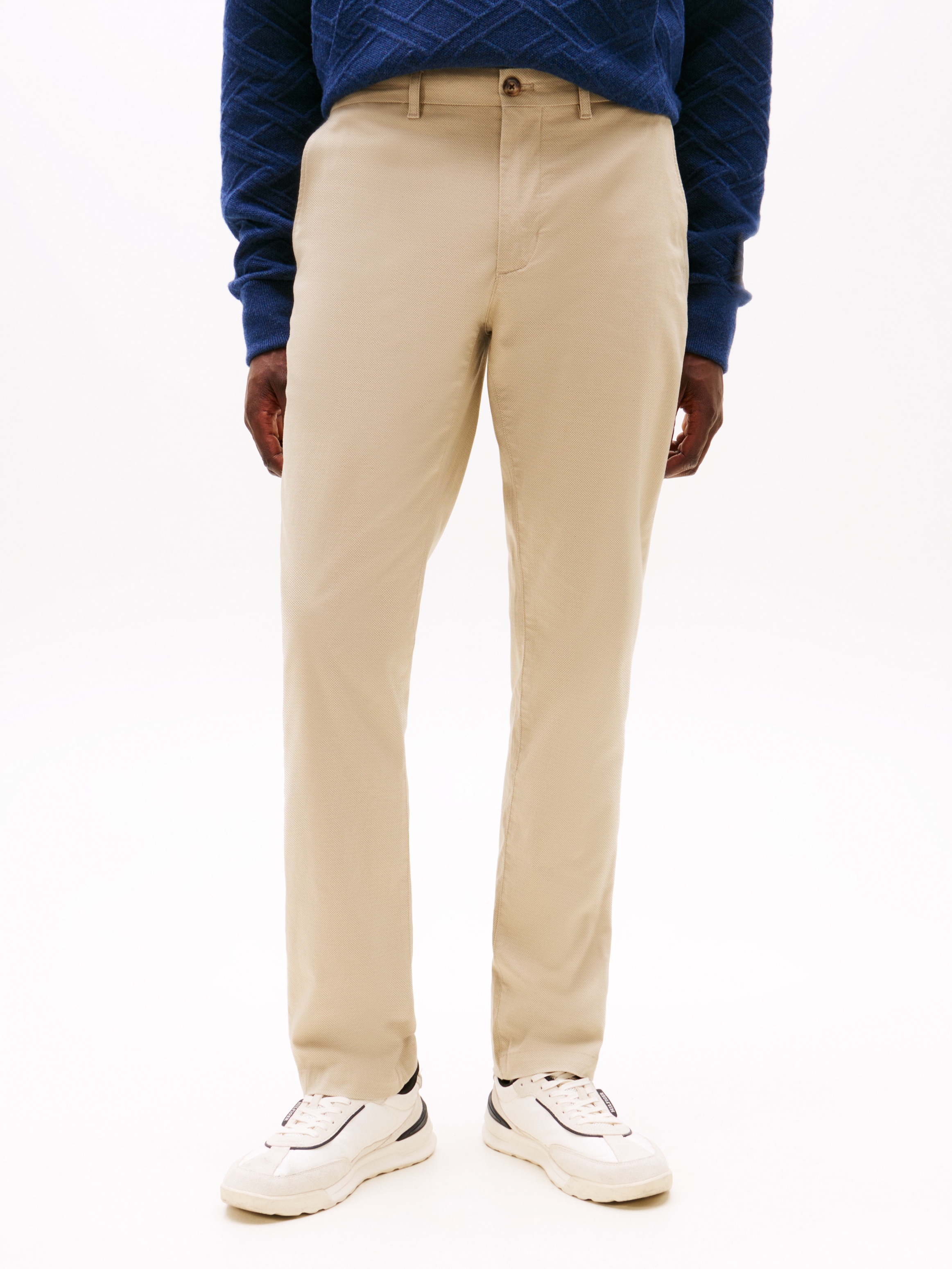 Tommy Hilfiger Chinohose "DENTON PRINTED STRU", Straight Leg Fit, Baumwolls günstig online kaufen