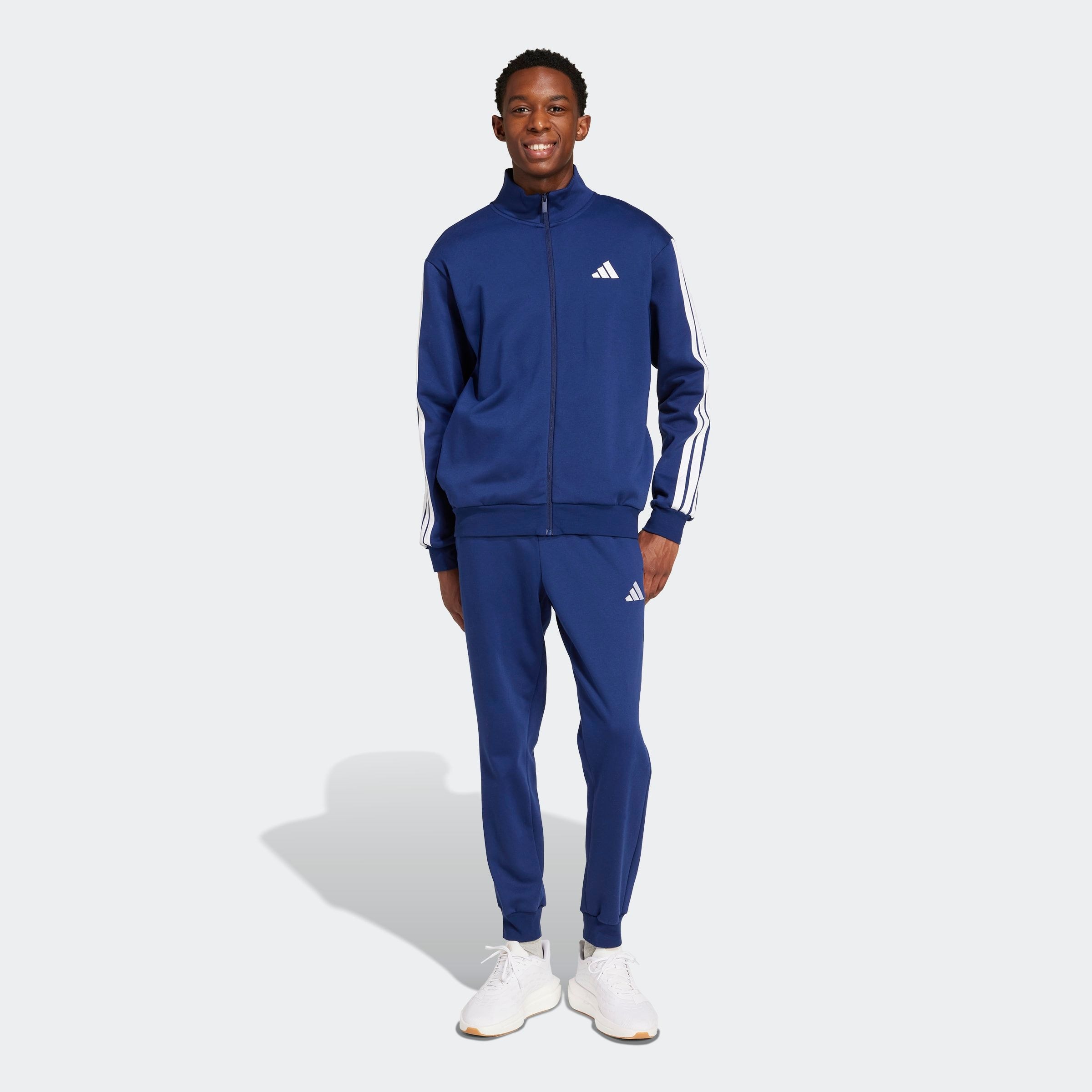 adidas Sportswear "3-STREIFEN FLEECE" 2 Stk. zweiteiliges Set, für Sportmode und Streetwear