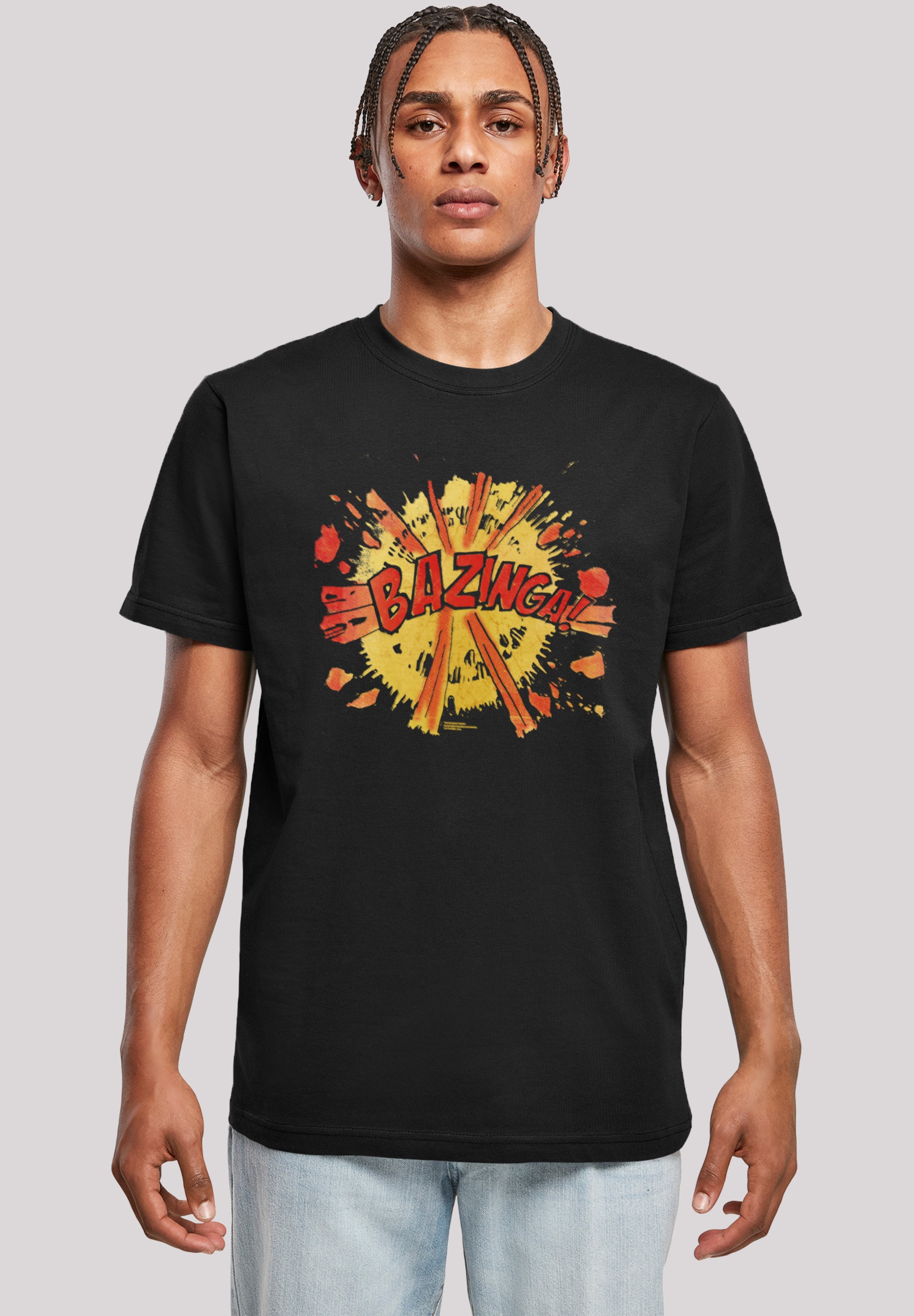 T-Shirt »Big Bang Theory TV Serie Bazinga Explosion«, Herren,Premium...