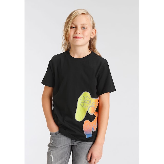 Black Friday KIDSWORLD T-Shirt »GAMER«, (Packung, 2 tlg.) | BAUR