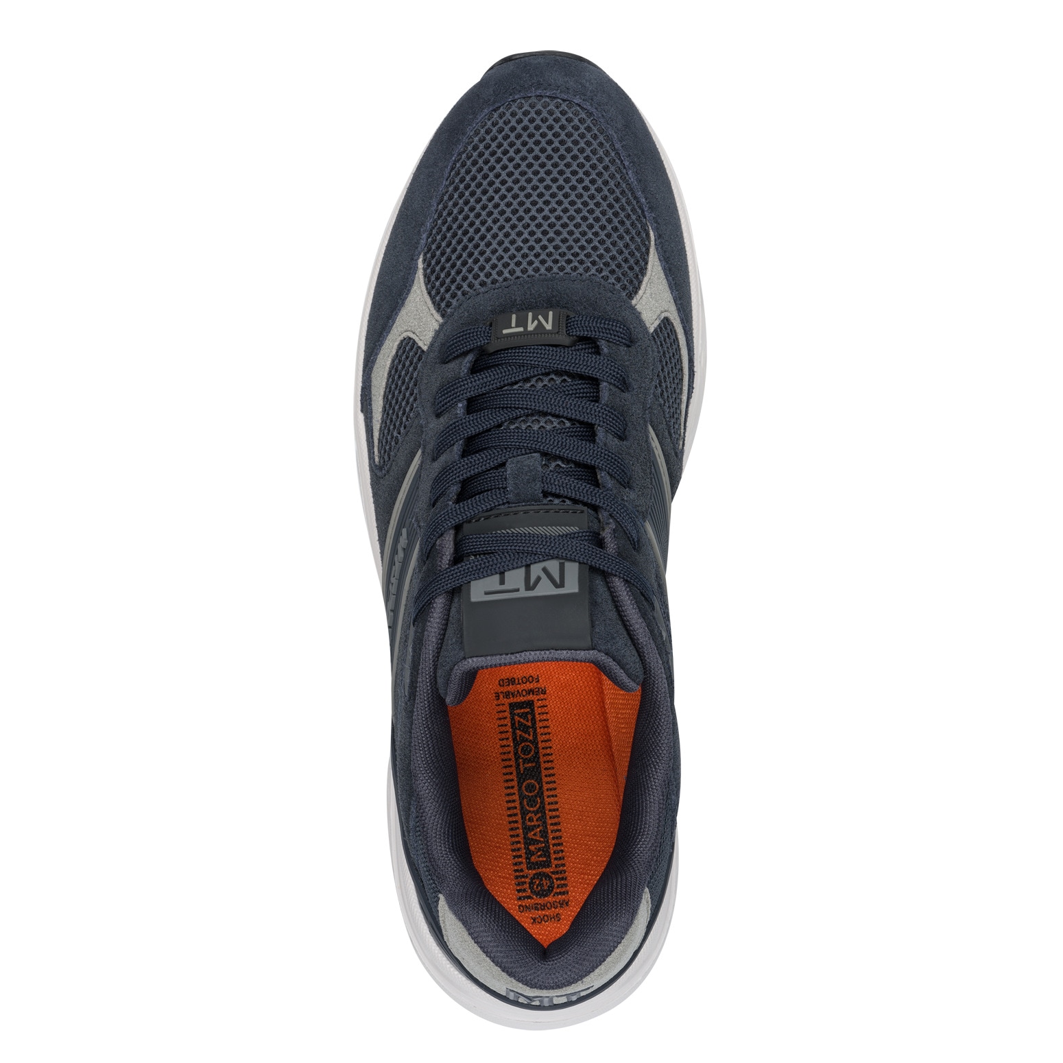 MARCO TOZZI Sneaker  Freizeitschuh, Halbschuh, Schnürschuh mit MT-Logo