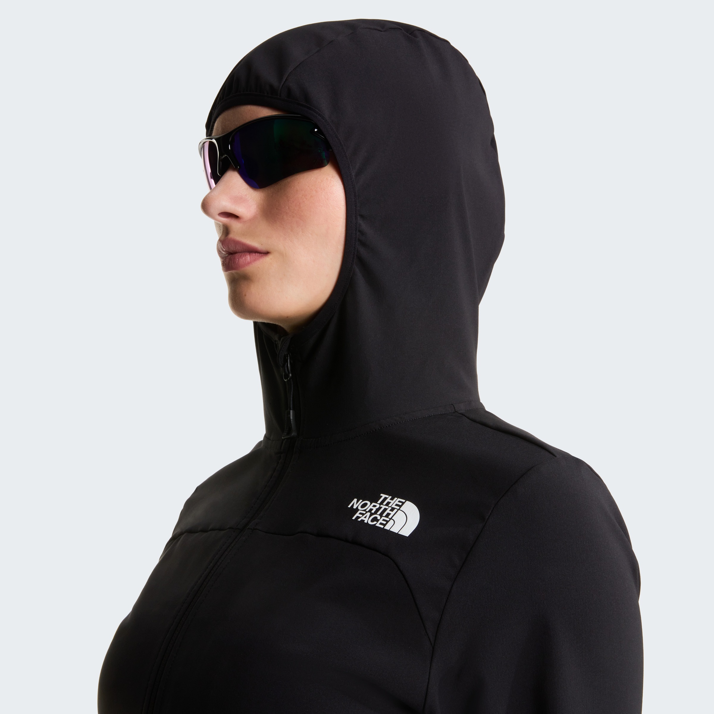 Thumbnail - The North Face Softshelljacke "W NIMBLE HOODIE 2" sportlicher Stil, aus hochelastischem Material, WindWall™-Gewebe