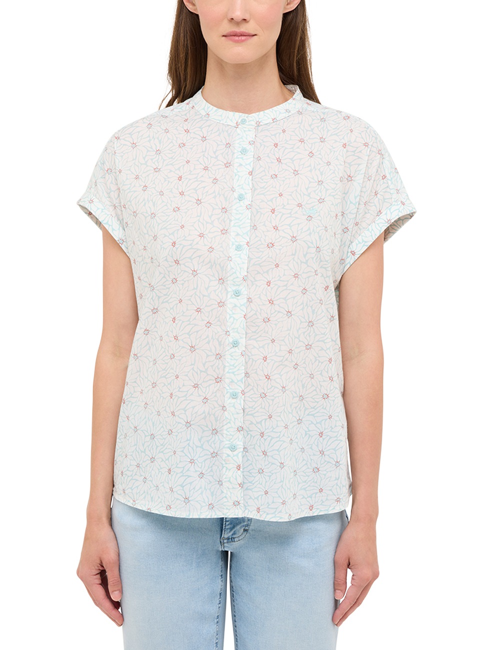 MUSTANG Kurzarmbluse "Damen Style Coral Springs" günstig online kaufen