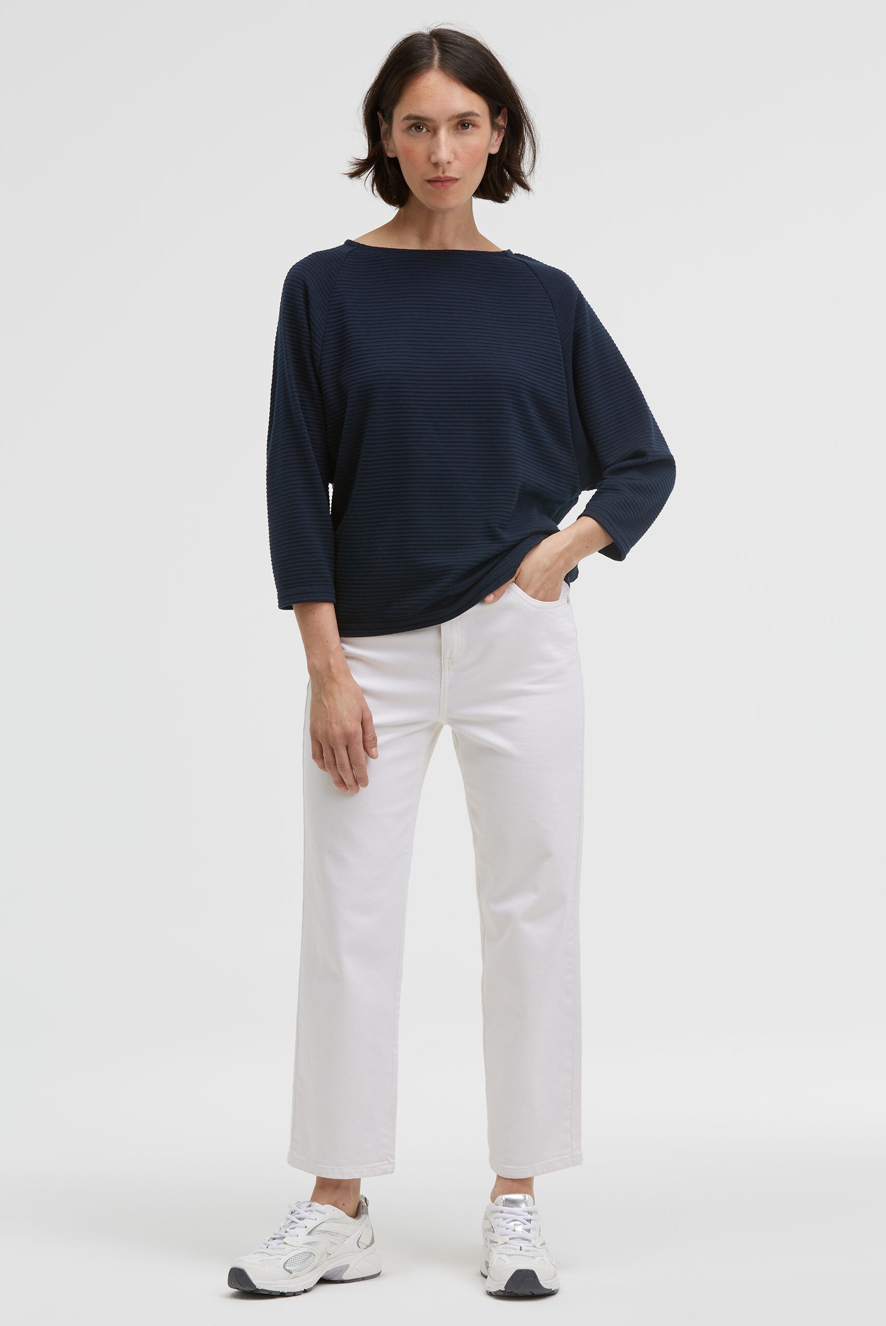 Thumbnail - SENSES.THE LABEL Sweater mit verkürzten Ärmeln