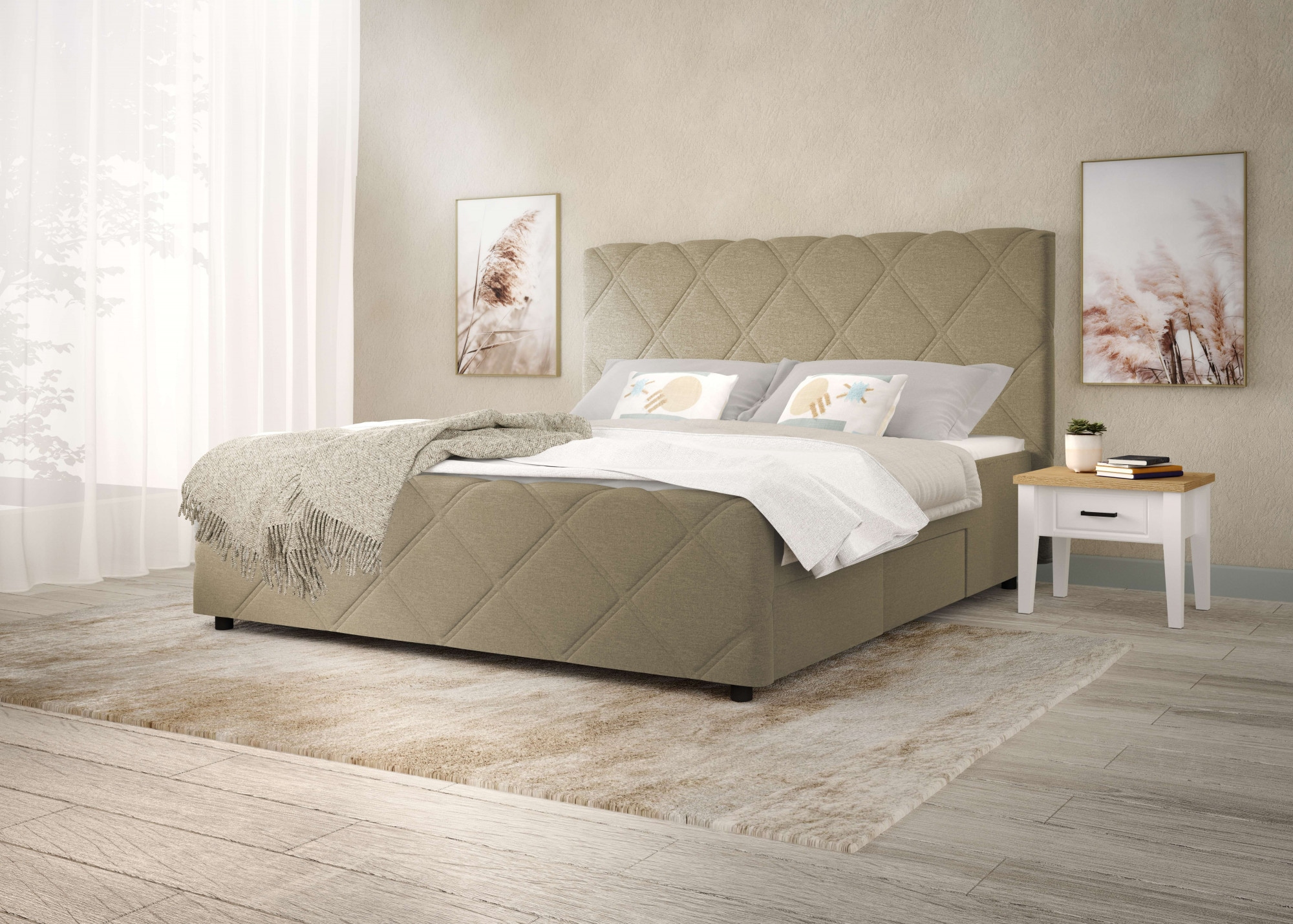 Home affaire Boxbett "Mona" mit 4 Schubladen günstig online kaufen