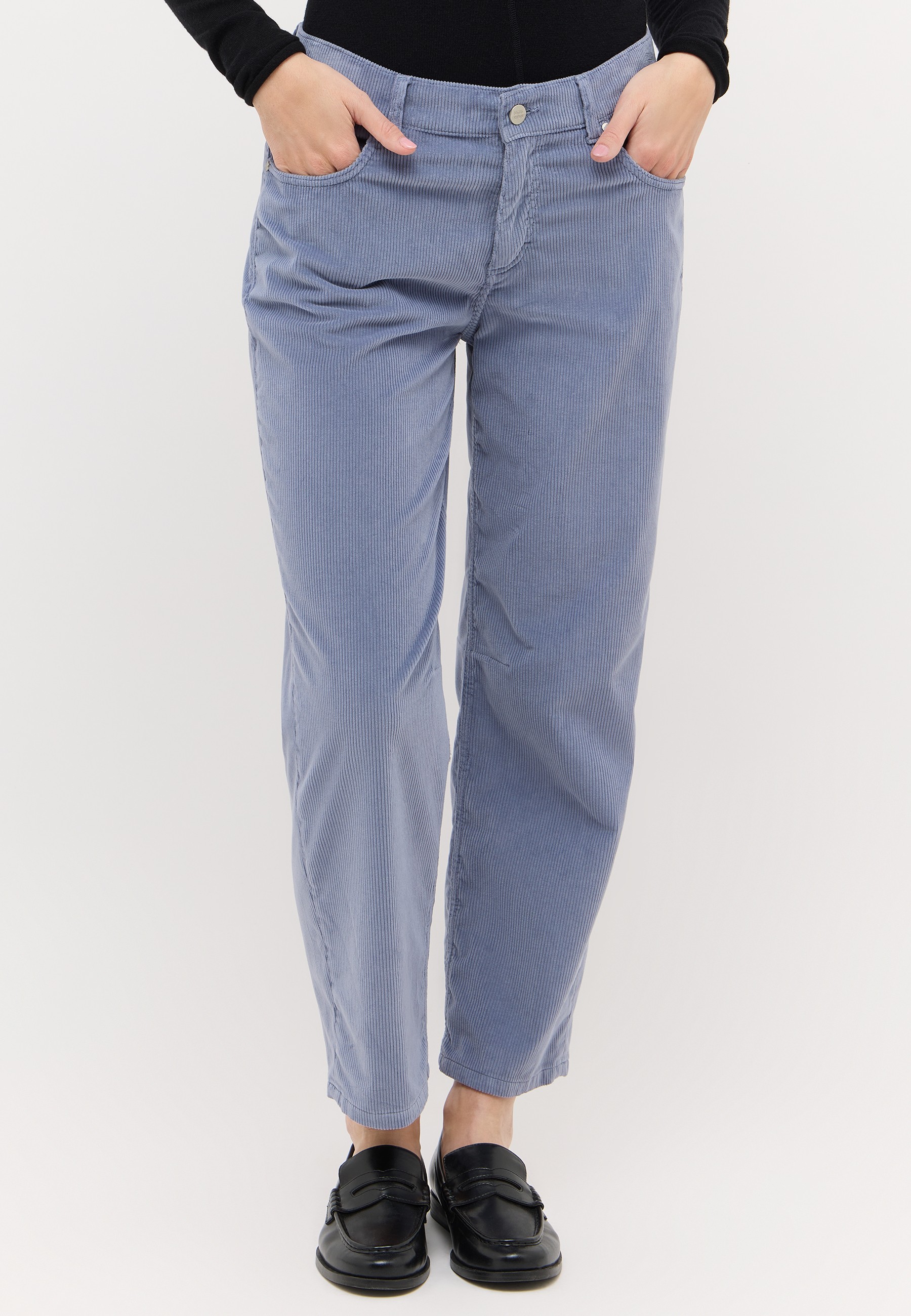 ANGELS Cordhose "EVY" Relaxed Fit, moderne O-Shape Form