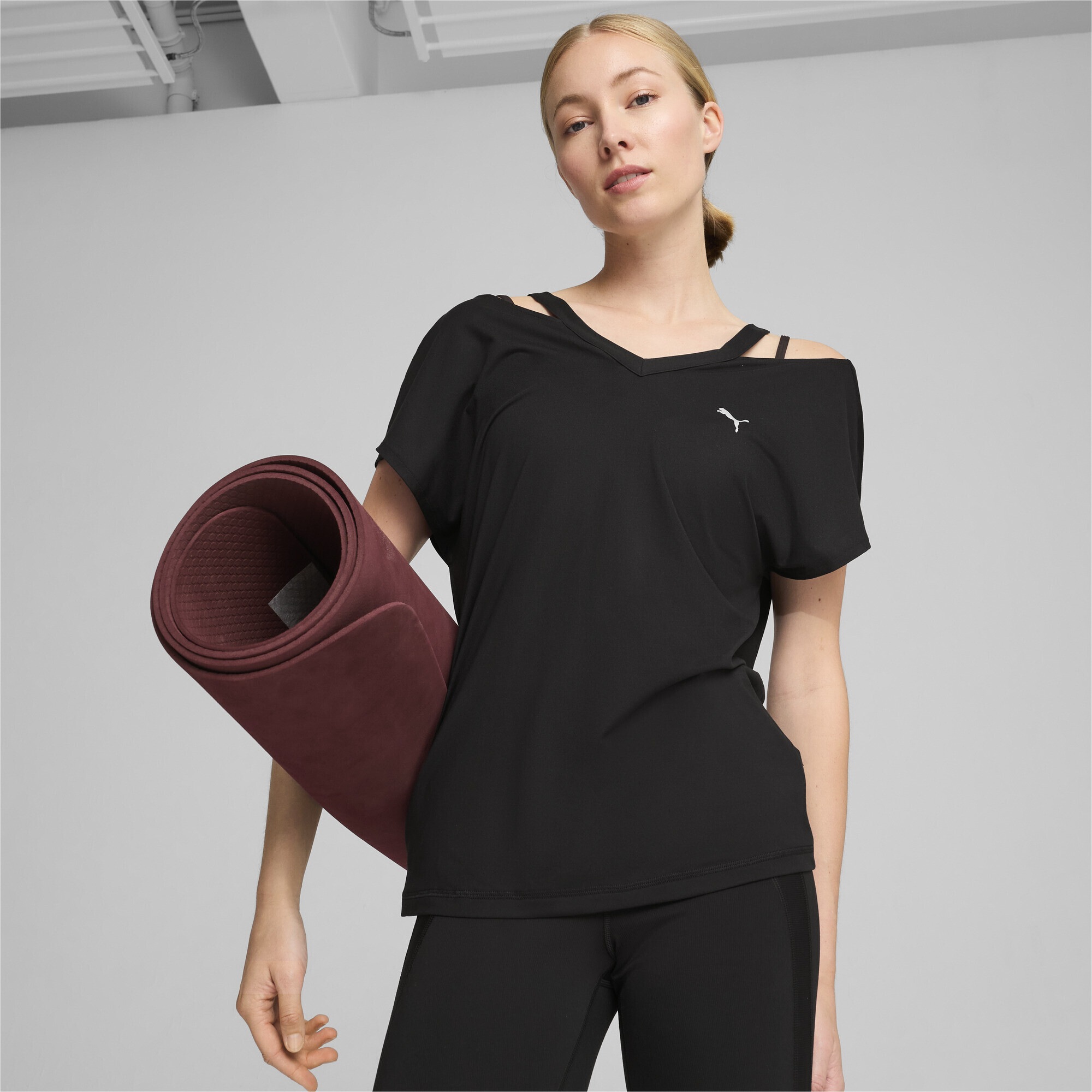PUMA Yogashirt »STUDIO Fashion T-Shirt Damen«