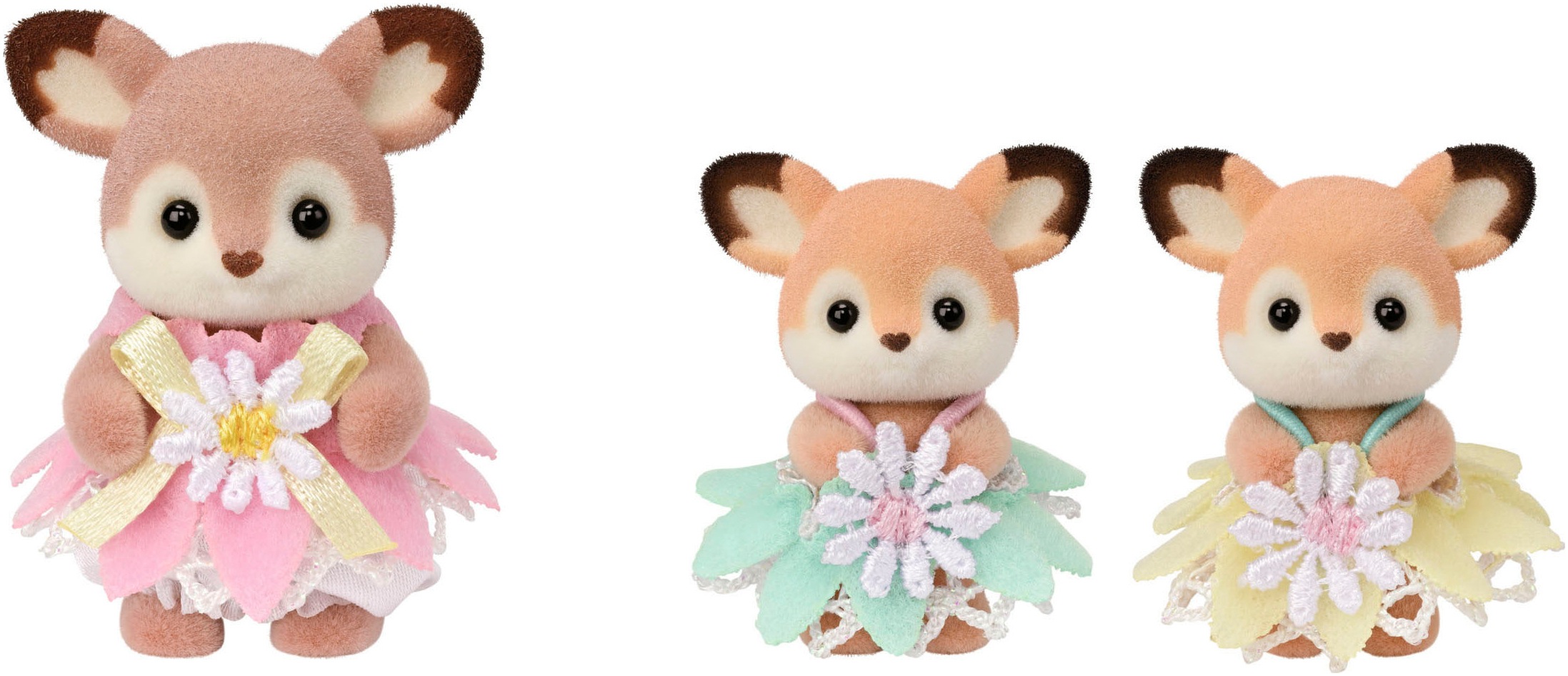 Sylvanian Families Spielfigur »Reh Babys mit Blumenschaukel Spielset (5801)«