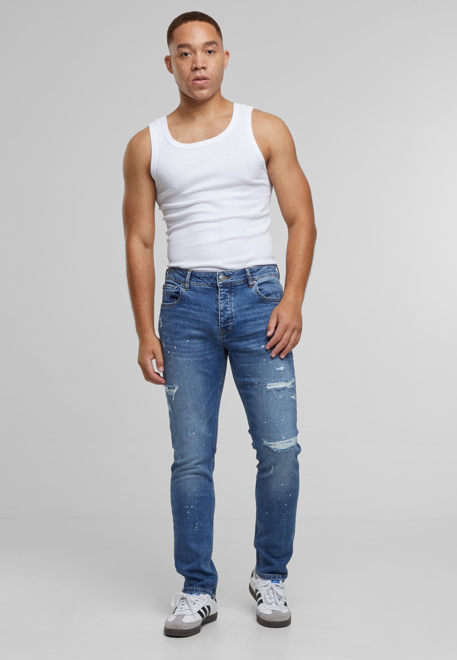 2Y Premium Bequeme Jeans »2Y Premium 2Y MATEO DESTROYED SLIM FIT JEANS«