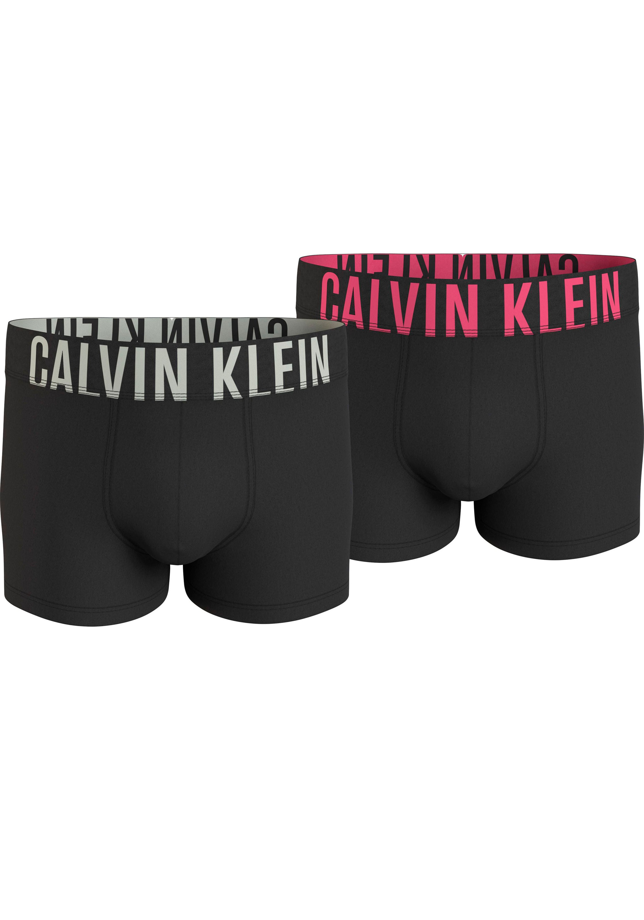 Calvin Klein Underwear Trunk »TRUNK 2PK«, (Packung, 2er-Pack), mit Logo-Elastikbund