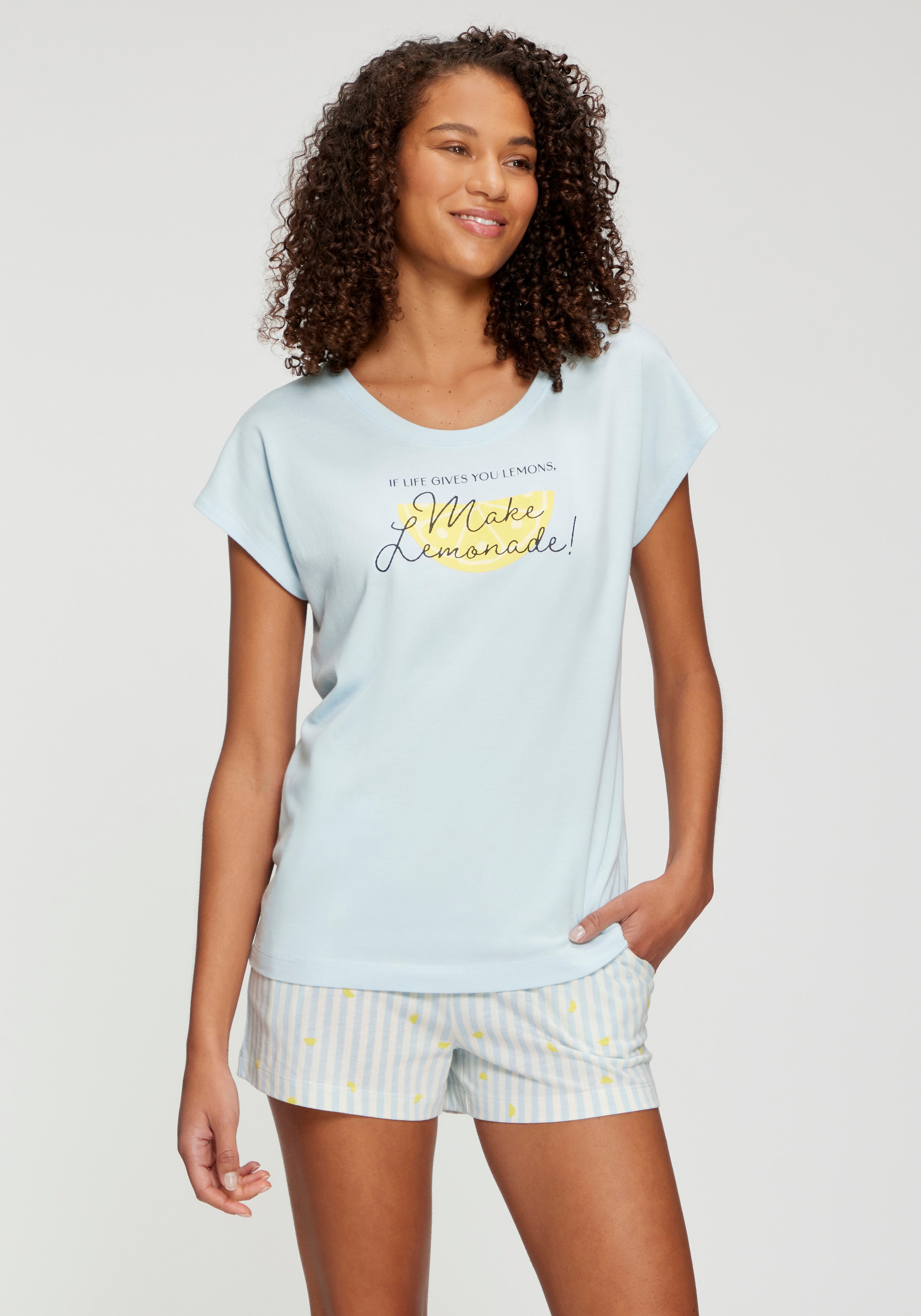 Vivance Dreams by Lascana Shorty Set, 2 mit Print