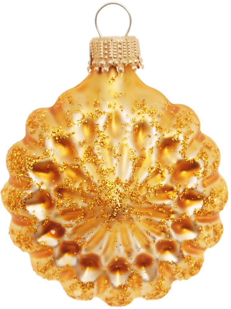Krebs Glas Lauscha Christbaumschmuck »Glaskugelformen, Breite ca. 5 cm«, (Set, 4 tlg.), Weihnachtsdeko, Christbaumkugeln aus Glas, Weihnachtsbaumkugel