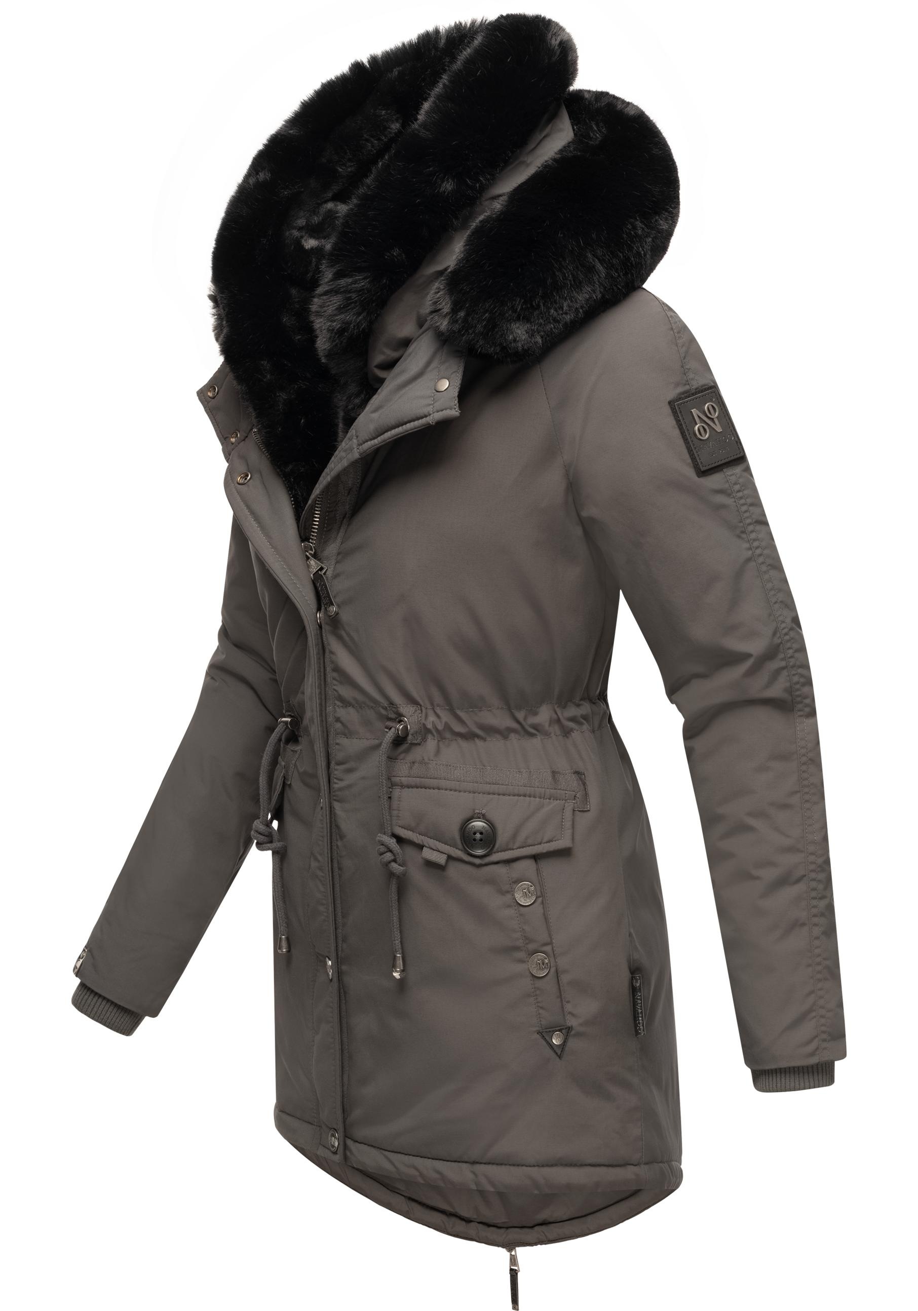 Navahoo Wintermantel "Sweety Deluxe" modischer Winterparka mit großer doppe günstig online kaufen