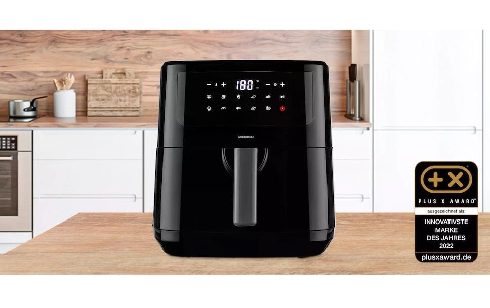 Medion® Heißluftfritteuse »MD 11750 45329 l, Schwarz« 2150 W