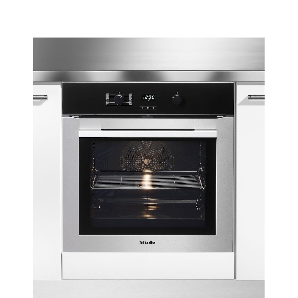 Miele Pyrolyse Backofen »H 2760 BP«, H 2760 BP, mit Vollauszug, Pyrolyse-Selbstreinigung