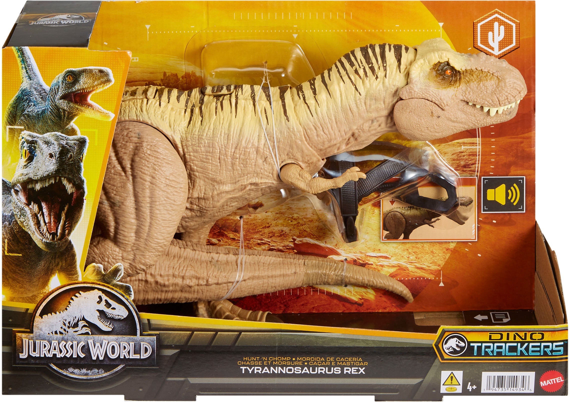 Mattel® Actionfigur »Jurassic World - Tyrannosaurus-Rex«, mit Geräuschen