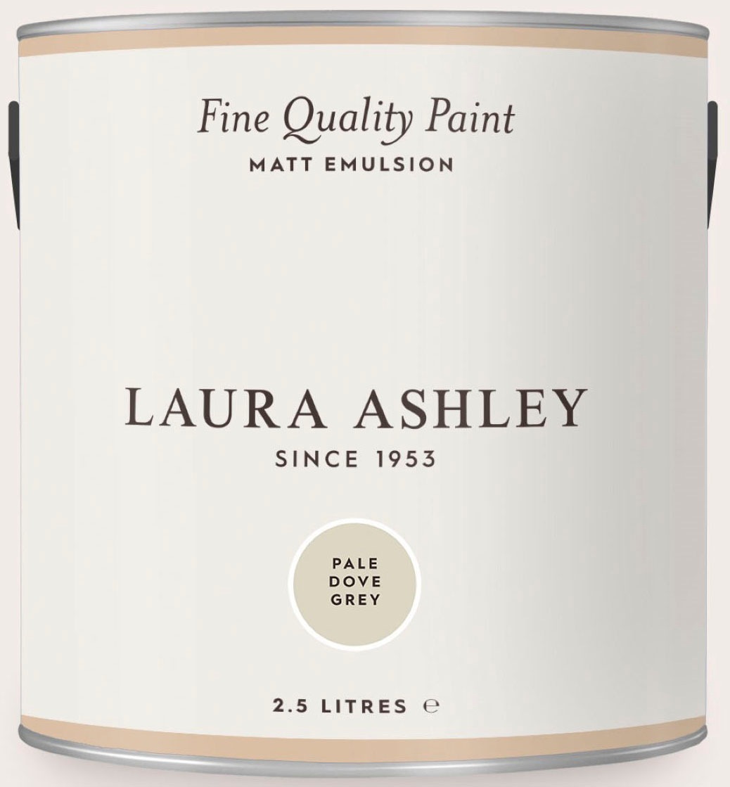 Laura Ashley Matt Emulsion Paint Pale Dove Grey 2.5L