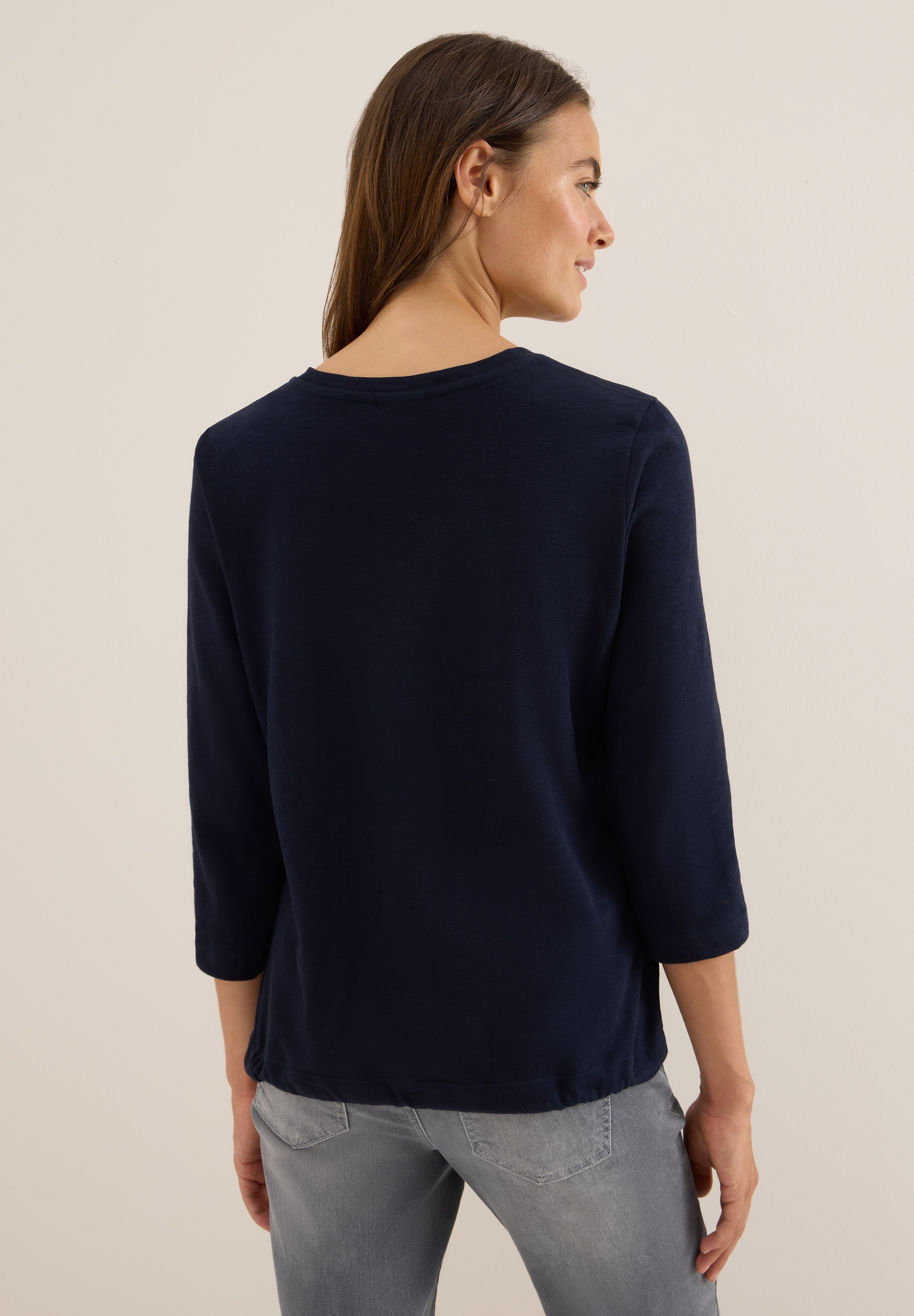 Cecil 3/4-Arm-Shirt, aus reiner Baumwolle