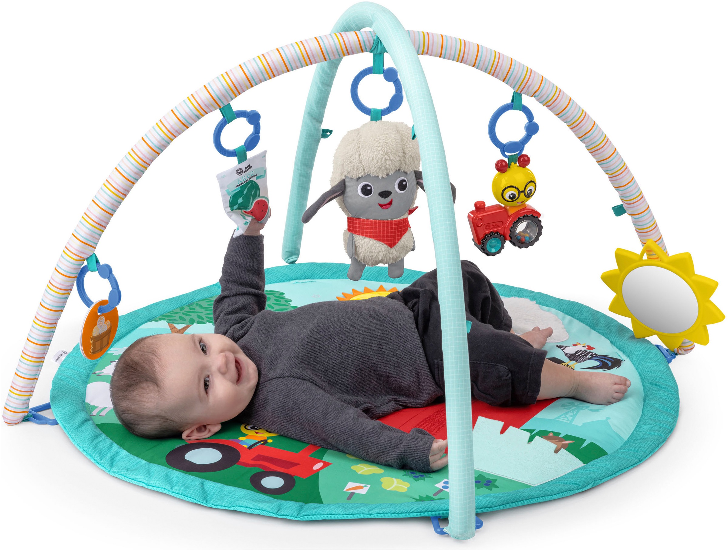 Baby Einstein Spielbogen »Happy Harvest Touch & Feel Activity Gym«, mit Soundeffekt