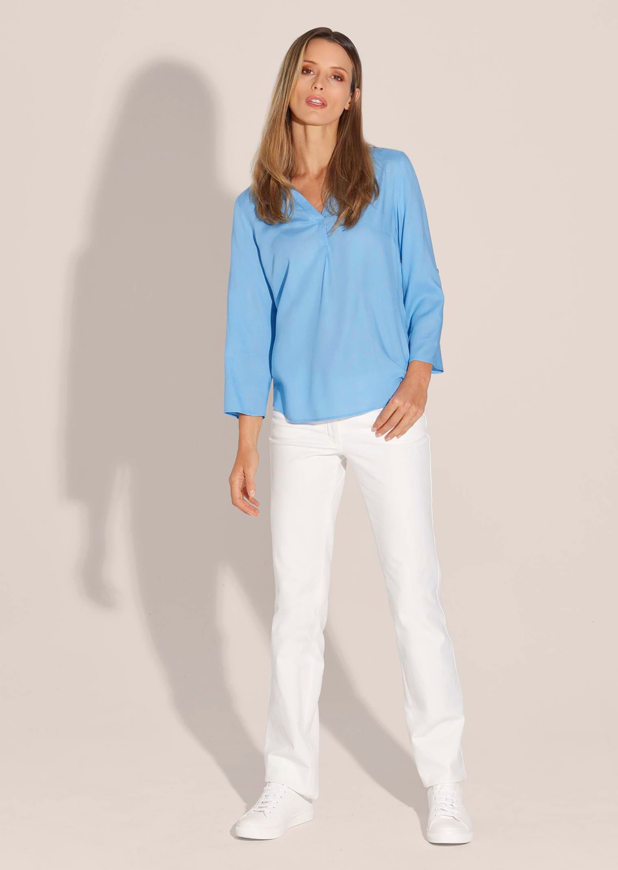 MADELEINE Langarmbluse "Bluse Schlupf-Bluse mit Ärmelriegeln" günstig online kaufen