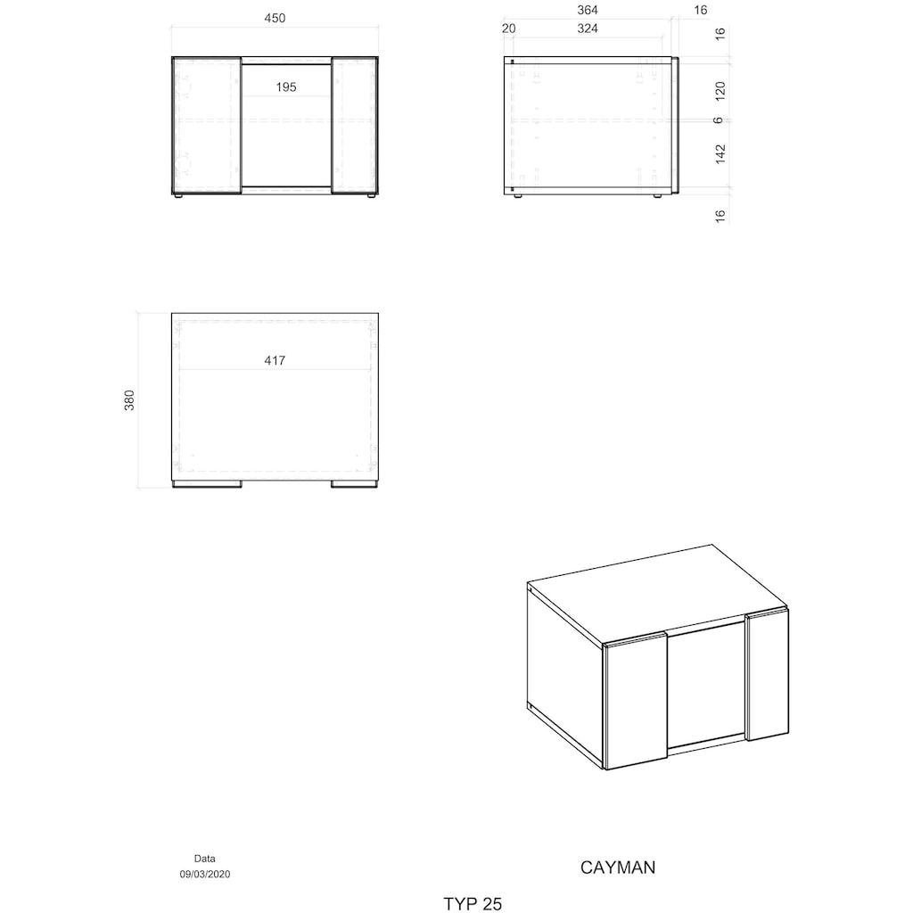 Places of Style Vitrine »CAYMAN«