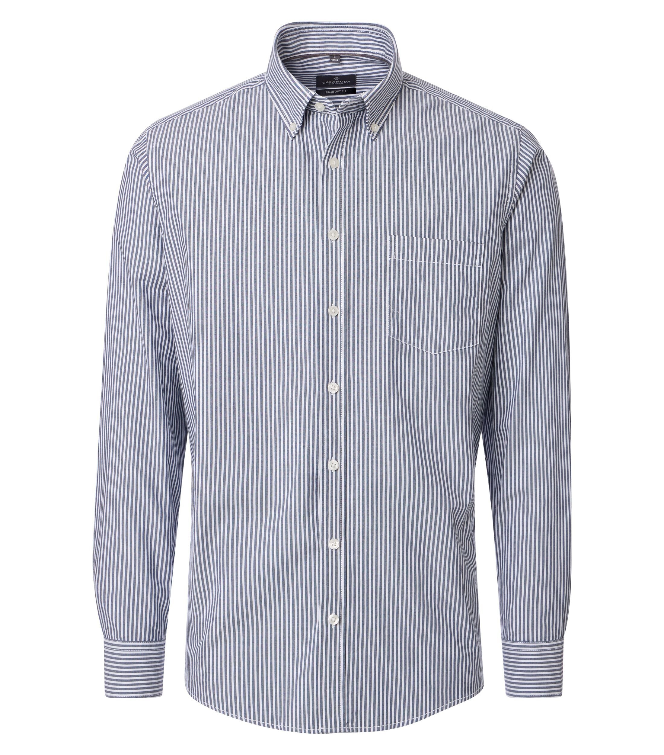 CASAMODA Langarmhemd "CASAMODA Freizeithemd gestreift" günstig online kaufen