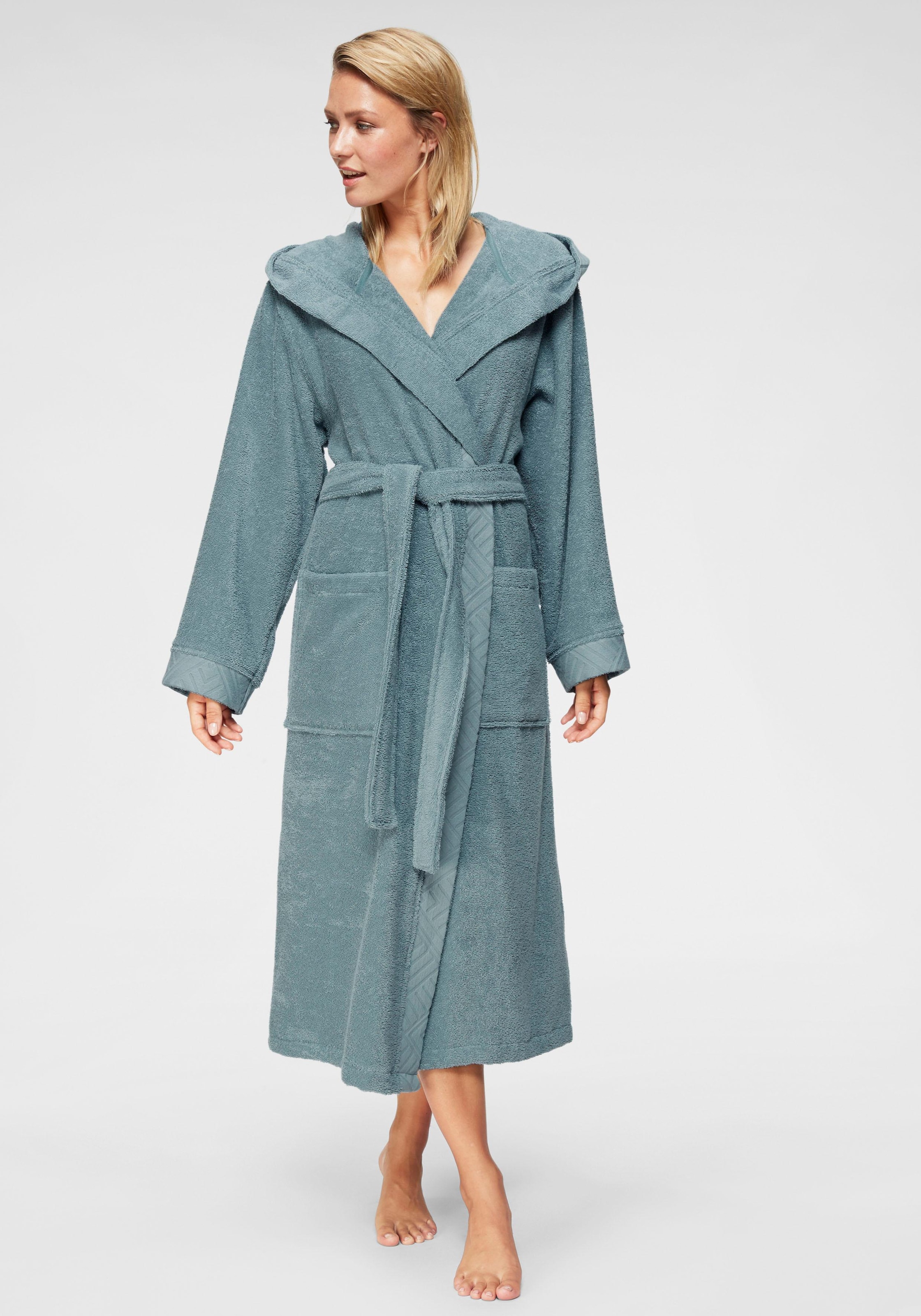 my home Damenbademantel "Livia, ideal für Sauna & Spa, Hotelbademantel", 1 günstig online kaufen
