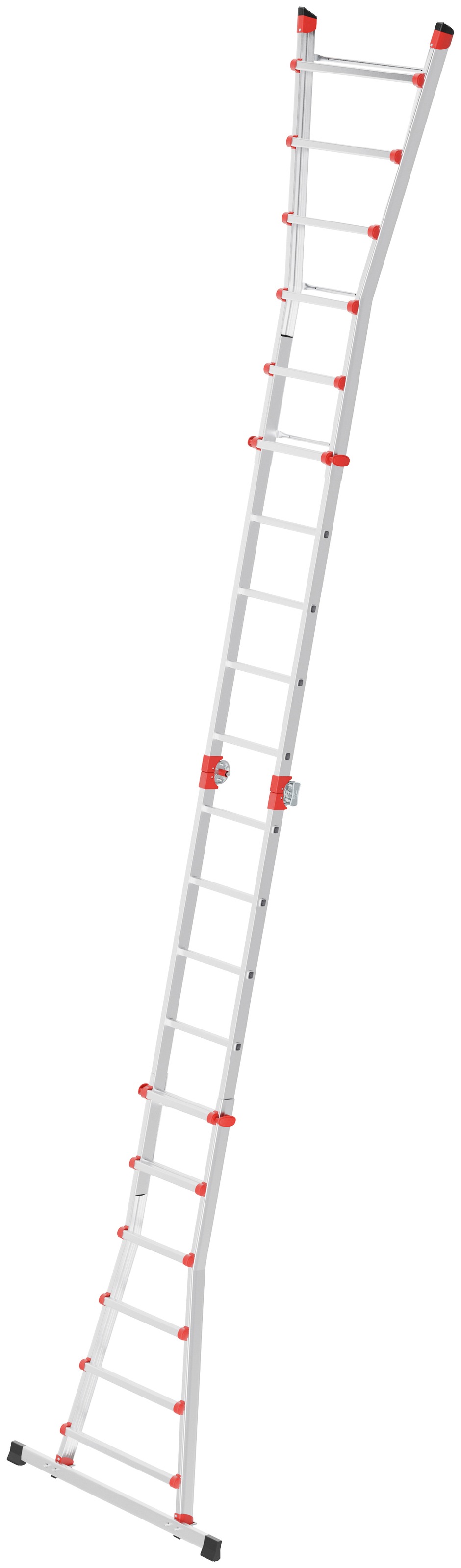 Hailo Vielzweckleiter »M80«, Aluminium, 4x3 Sprossen