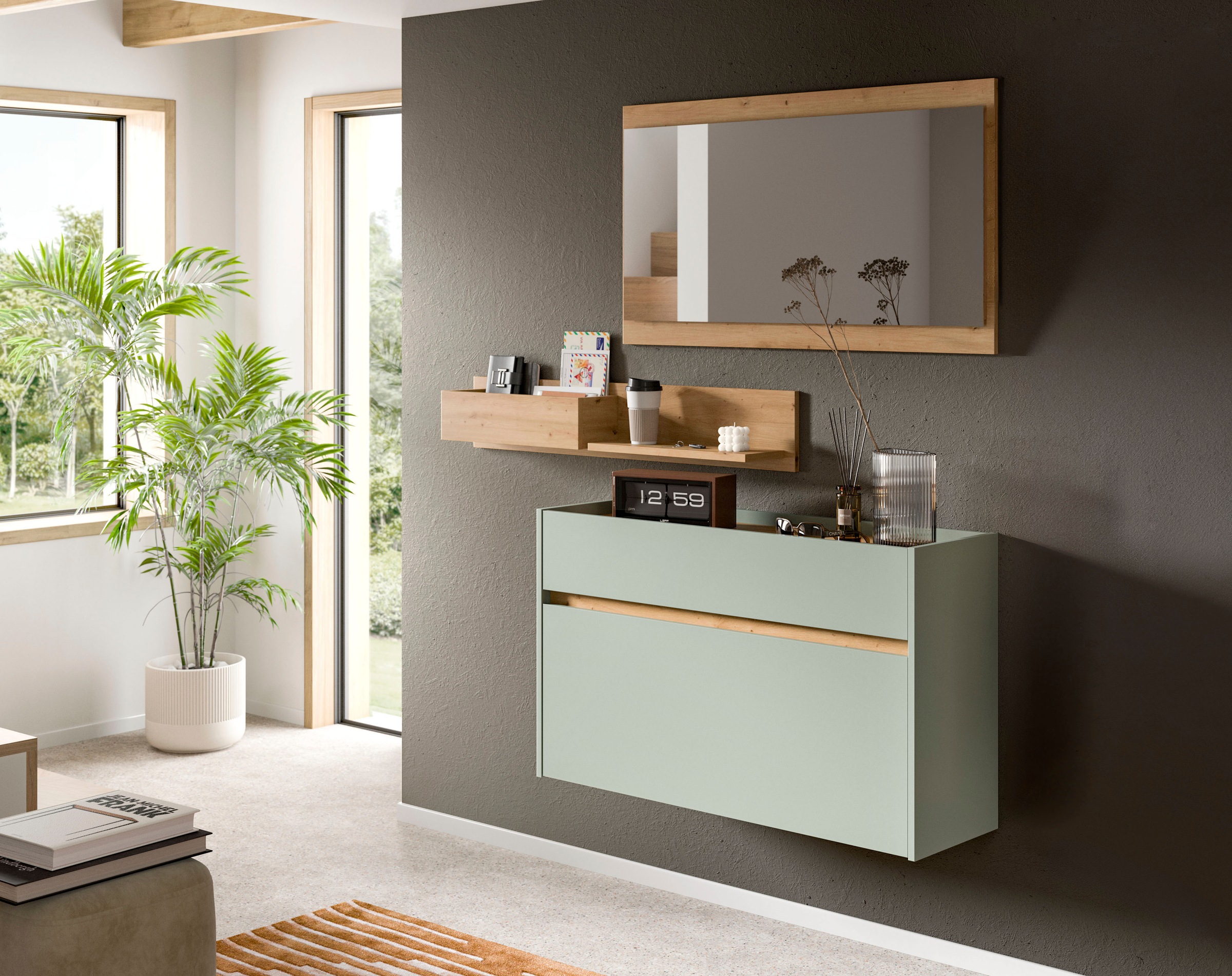 INOSIGN Garderoben-Set "EVRID, 3-teilig, Breite 140 cm, individuell hängbar günstig online kaufen