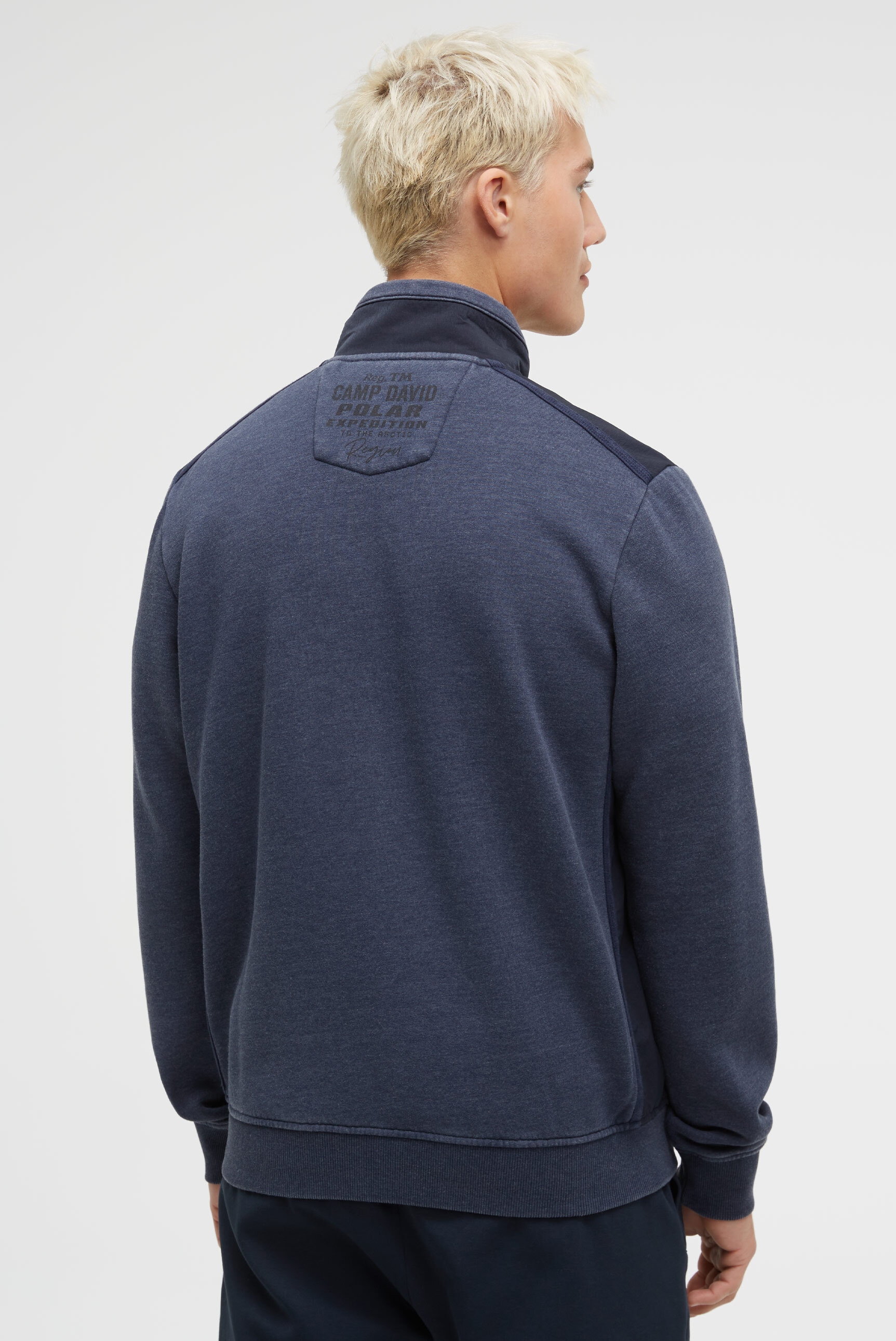 CAMP DAVID Sweatjacke, mit Reißverschlusstaschen