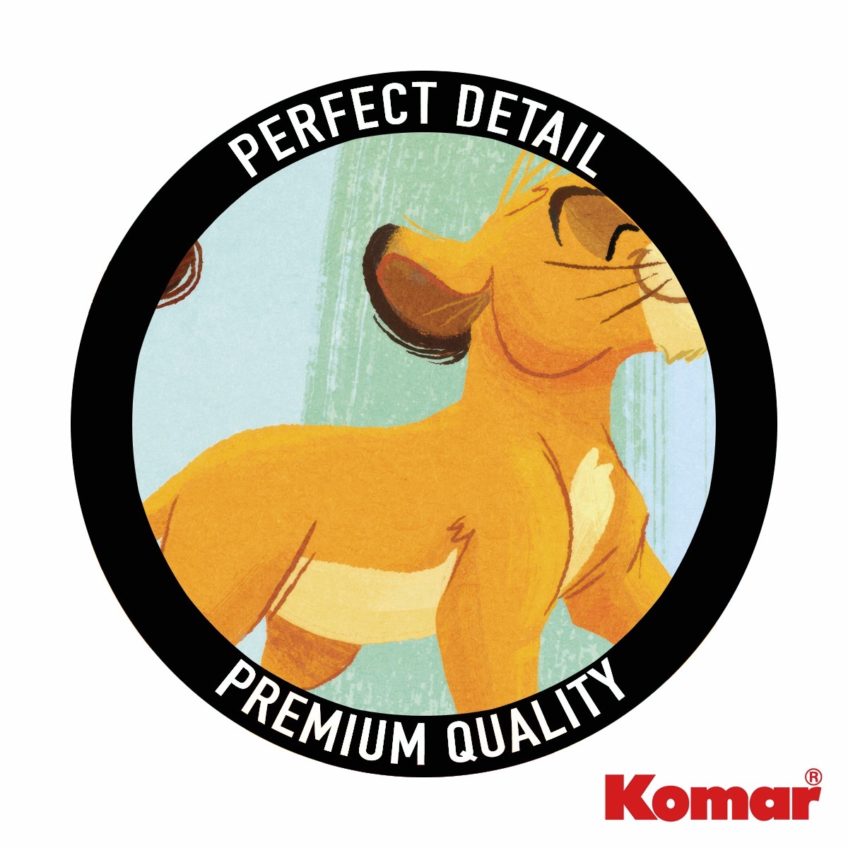 Komar Kindertapete »Disney The Lion King Classic Waterfall«, bedruckt