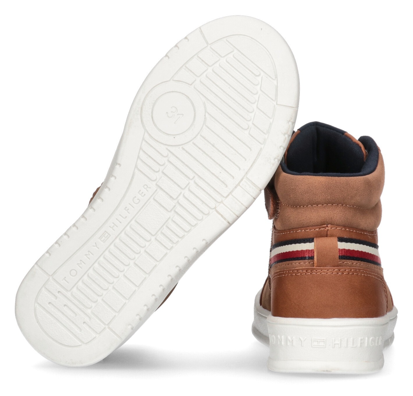 Tommy Hilfiger Sneaker »STRIPES HIGH mit in BAUR | für LACE-UP TOP SNEAKER«, Logofarben ▷ Textilband