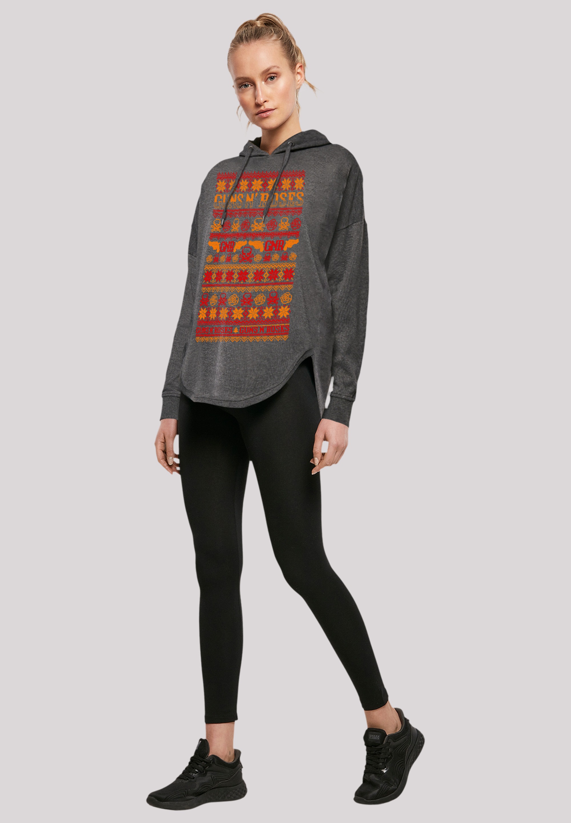 F4NT4STIC Kapuzenpullover »Guns n' Roses Weihnachten Christmas«, Musik,Band,Logo
