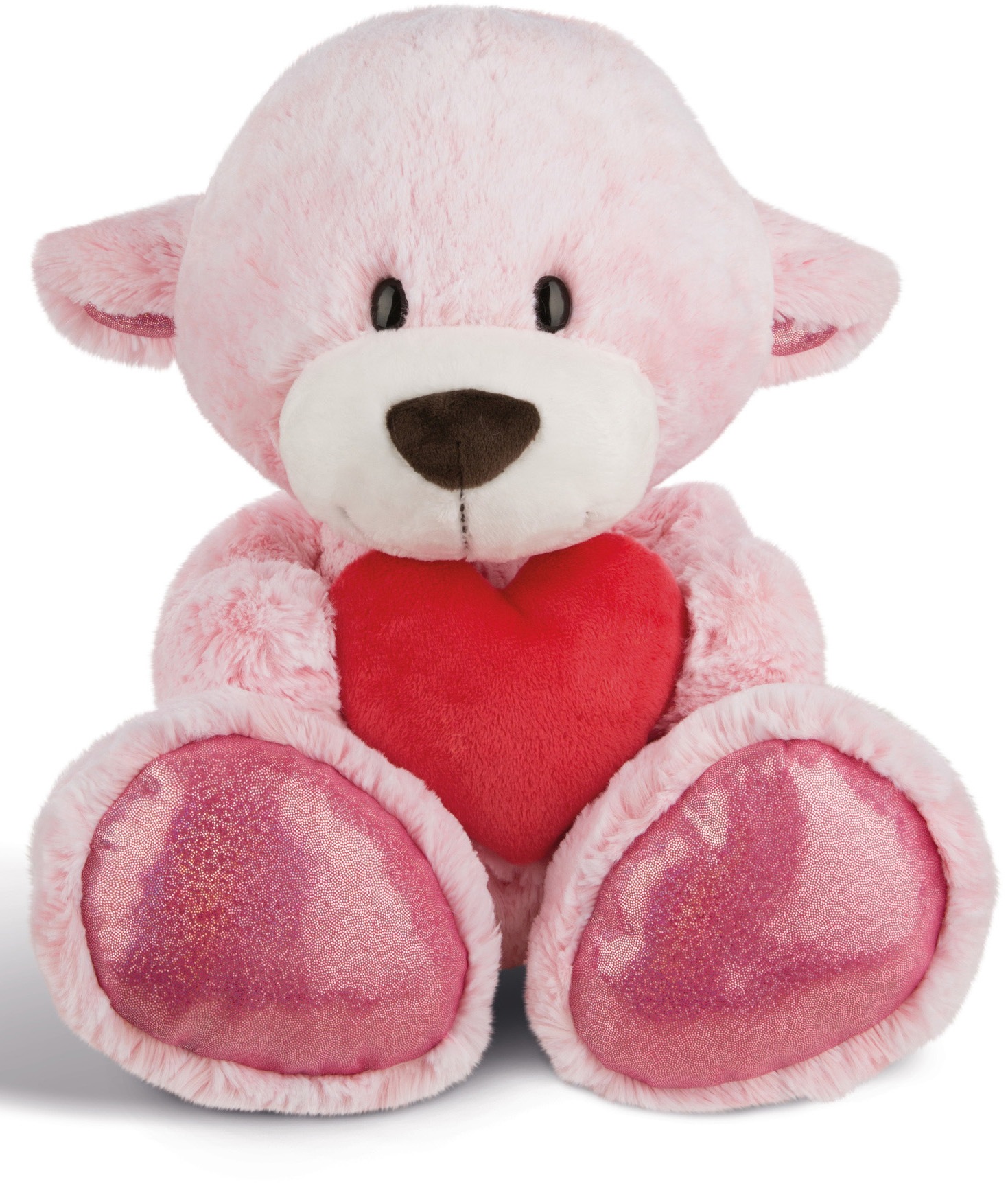 Kuscheltier Love Bär Mädchen mit Herz, 50 cm