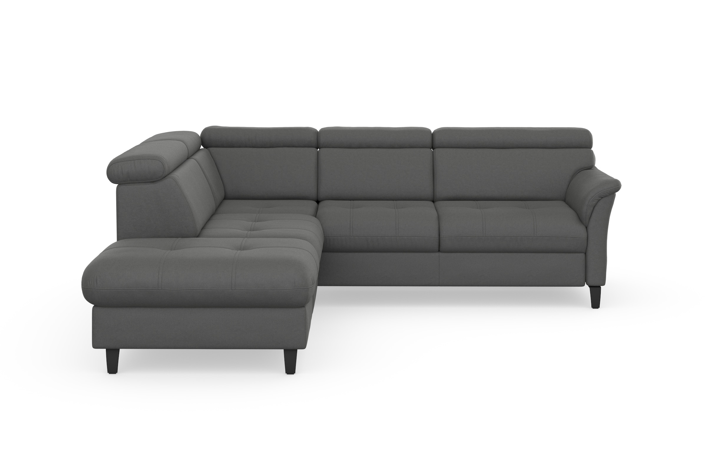 sit&more Ecksofa "Marano L-Form" inklusive Kopfteilverstellung, optional Schlaffunktion & Bettkasten