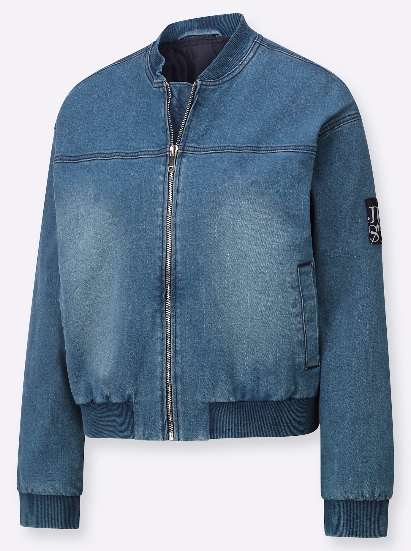 Inspirationen Women's Bomber Jacket Blue Size 54 3