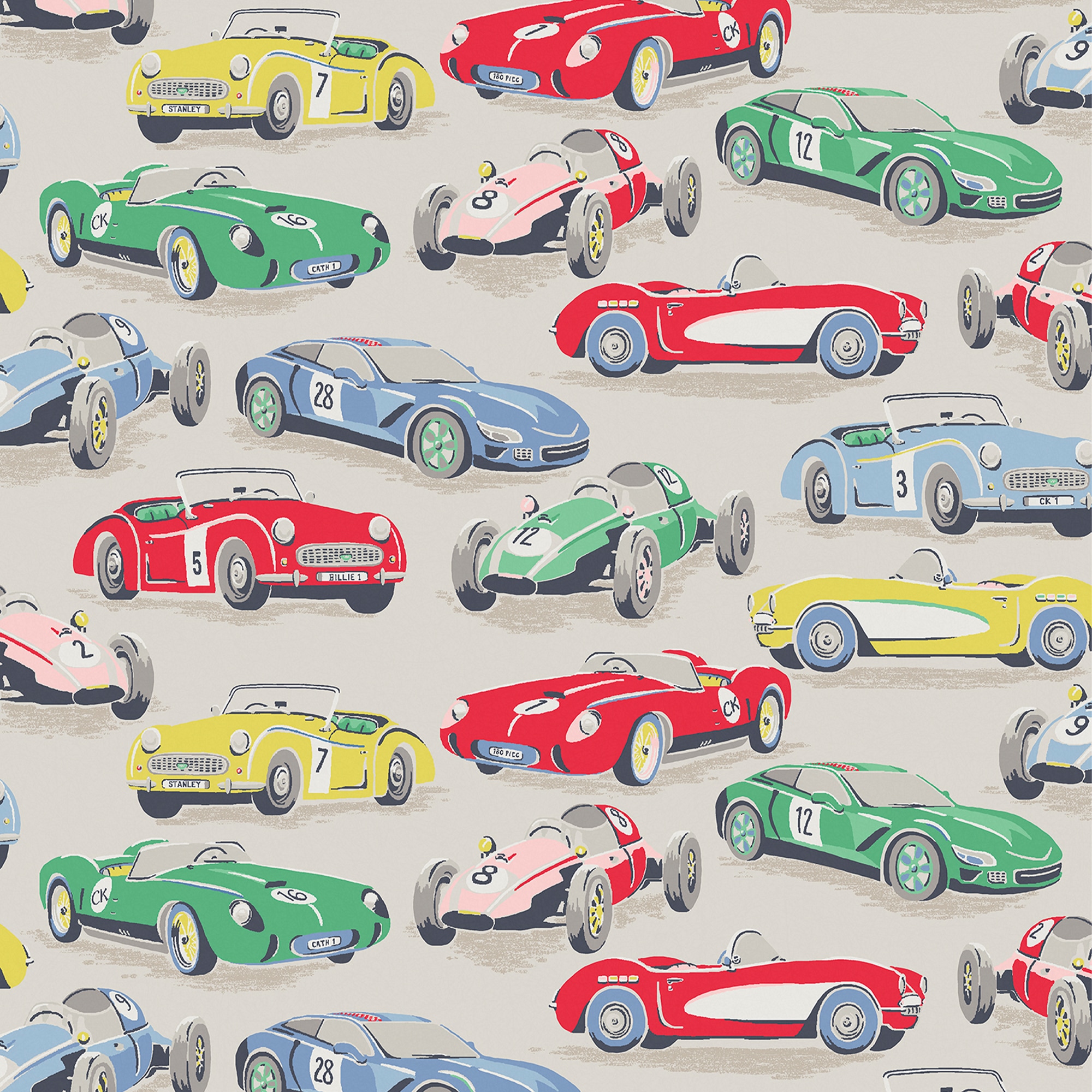 Cath Kidston Vliestapete »Vintage Cars« Motiv glatt 10mx52cm (ca. 5m2)